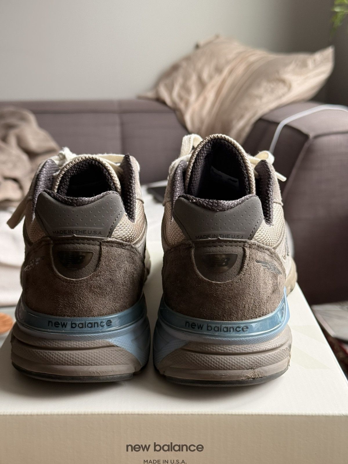 Auralee × New Balance 990v4 Size US 11 / EU 44 - 5 Thumbnail