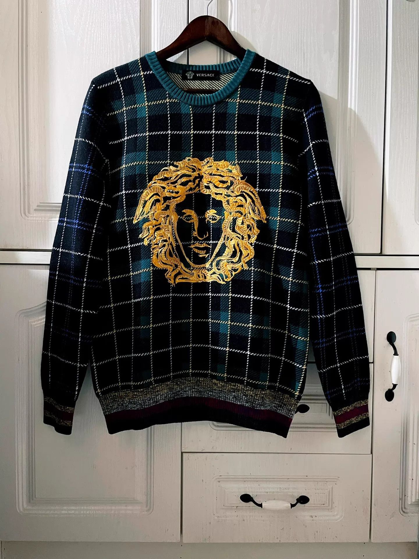 Versace Versace Limited 10K-Stitch Embroidered Sweatshirt Size S Size US S / EU 44-46 / 1 - 1 Thumbnail