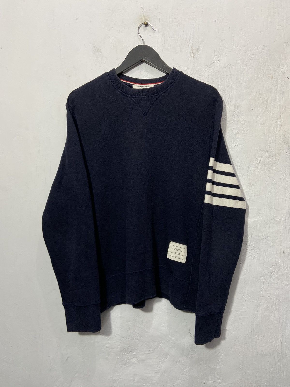 Thom Browne - 4 Bar Loopback Sweatshirt