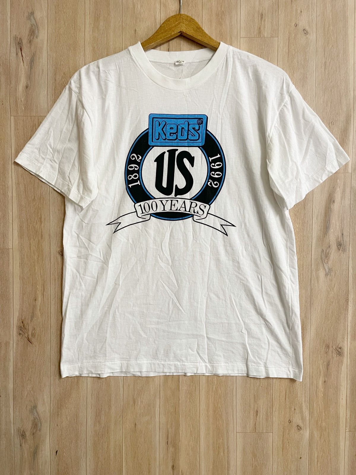 Keds Vintage 80’s Keds T shirt M Made in Japan Spell Out CW2025 Size US M / EU 48-50 / 2 - 1 Thumbnail