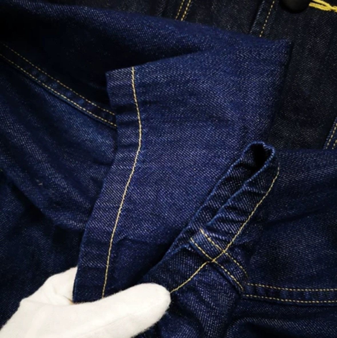 Kapital Kapital denim color blocked coat 2412-Nextarrow Size US L / EU 52-54 / 3 - 4 Thumbnail