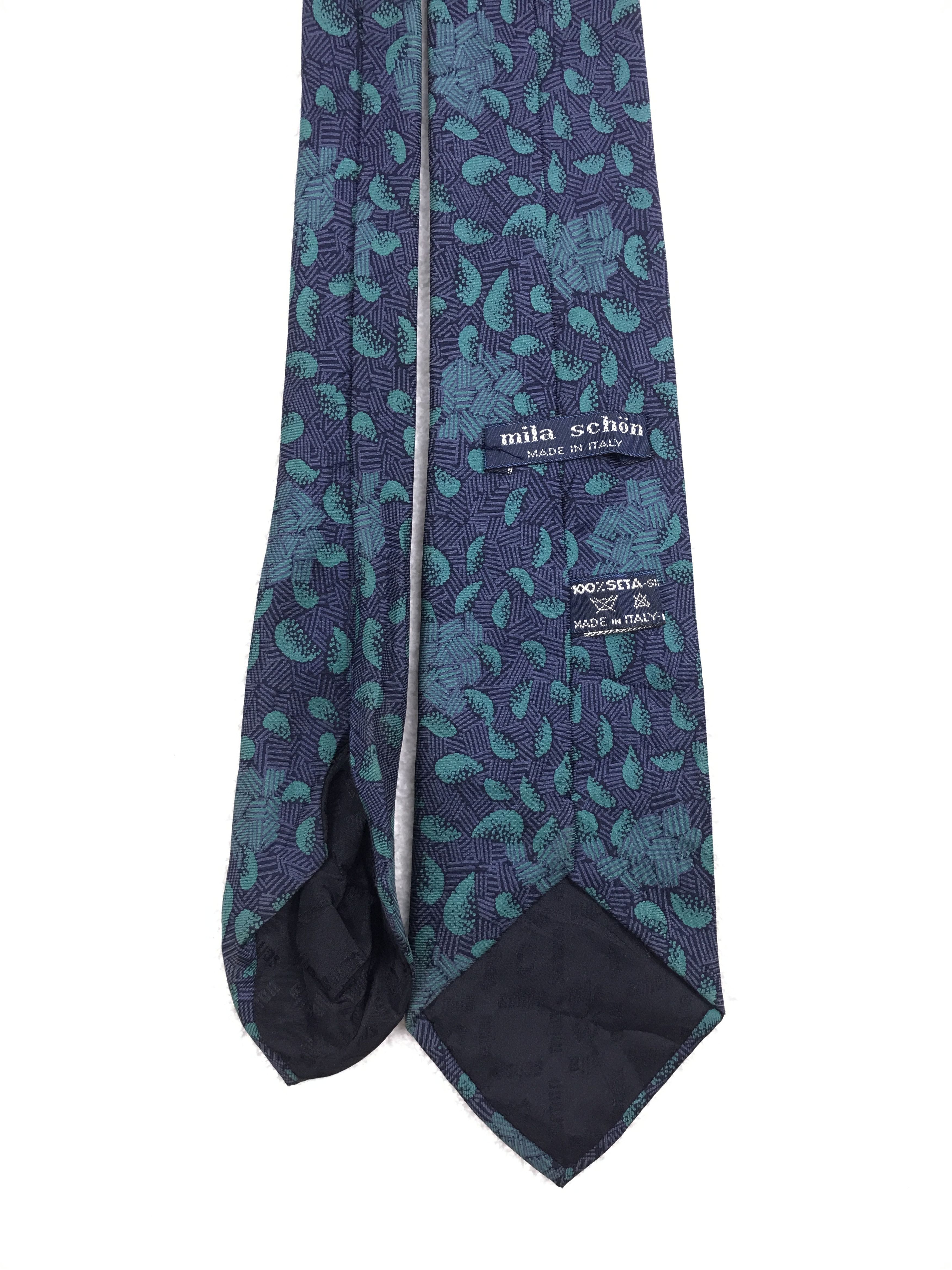Mila Schon × Vintage Vintage Mila Schon Silk Necktie Size ONE SIZE - 4 Thumbnail