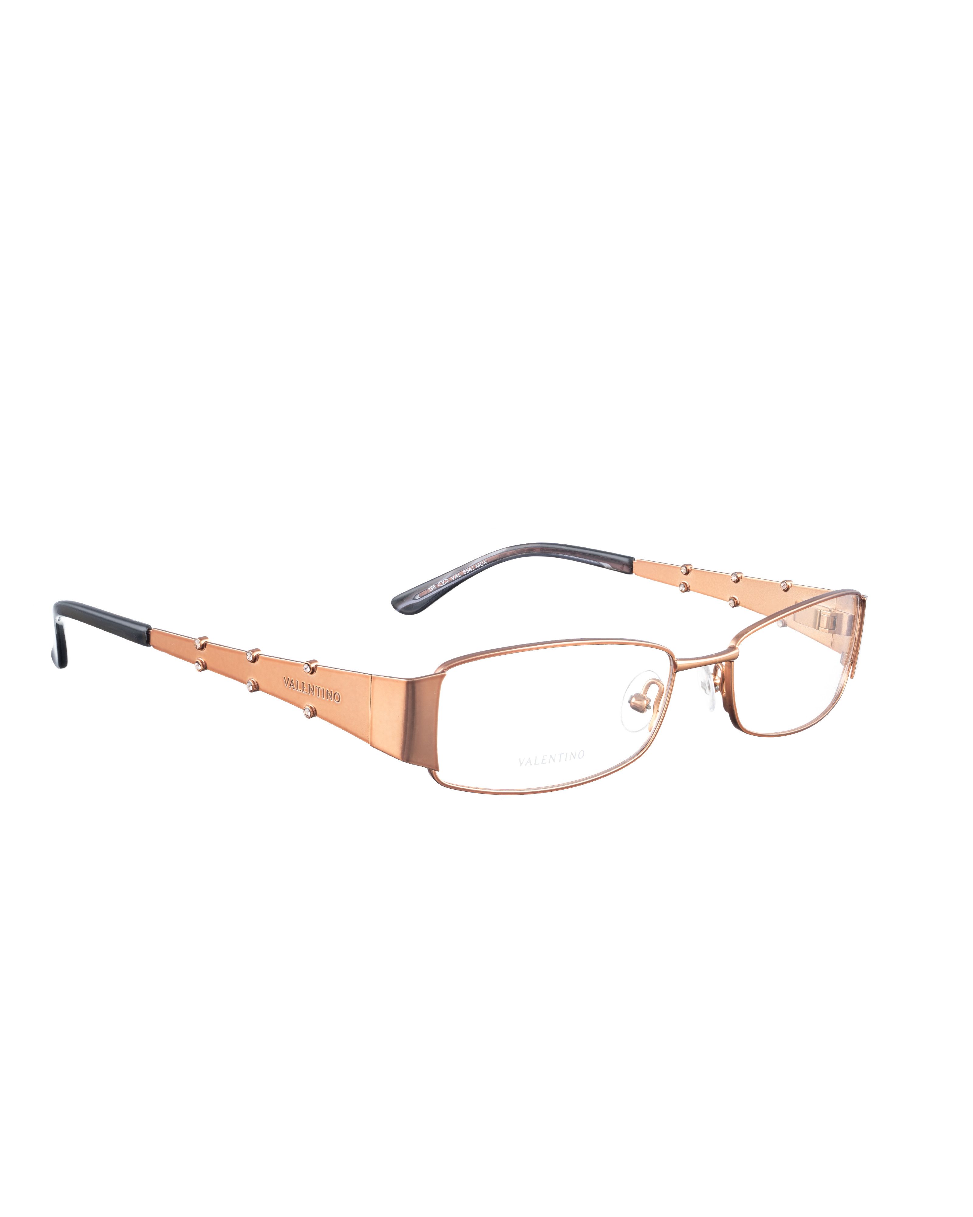 Valentino Valentino 00s Copper Pink Metal Glasses Size ONE SIZE - 1 Thumbnail