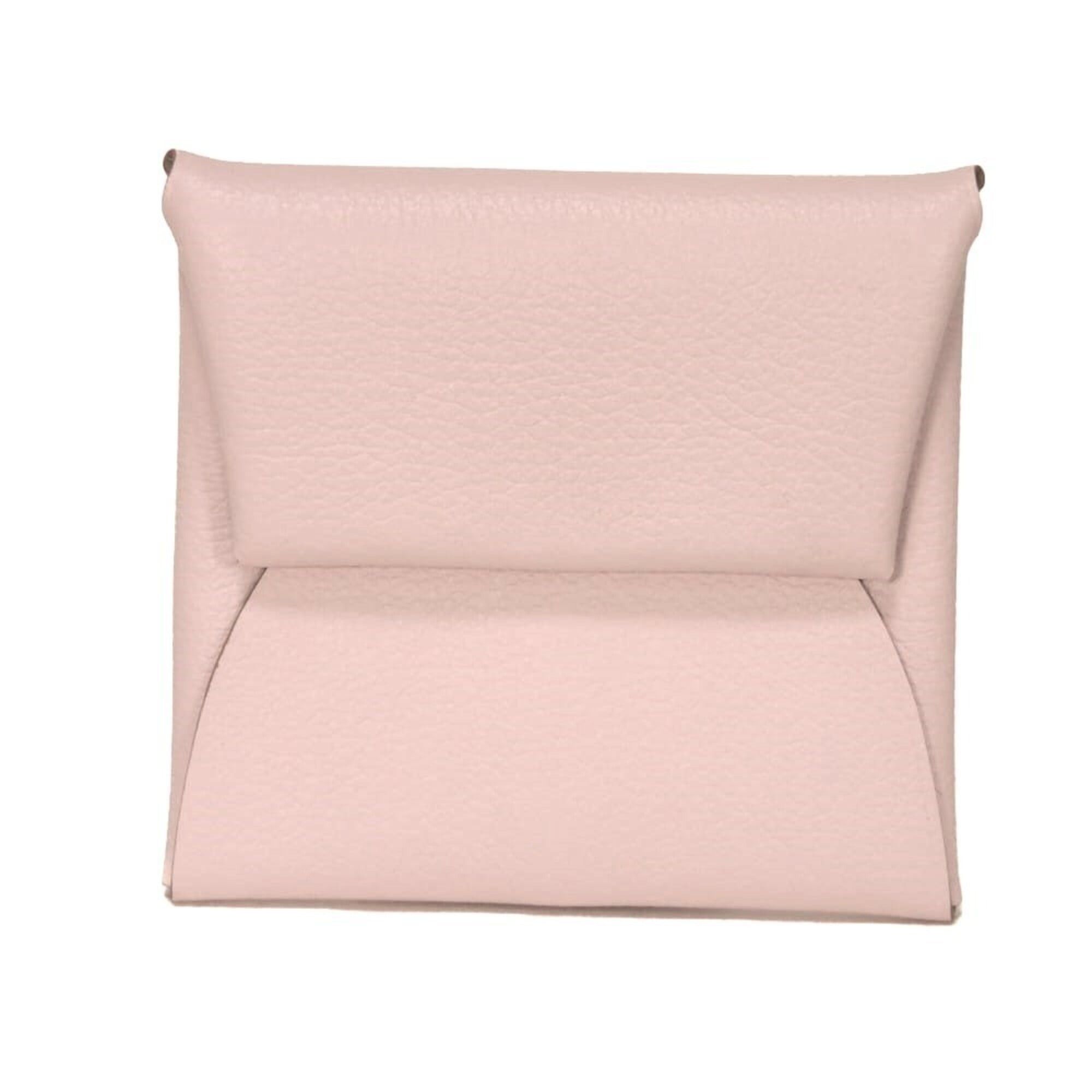 Hermes Hermes Bastia Evercolor Coin Case, Pastel Pink, Snap Button, Silver, Mauve Pale, B Stamp, Women's Wallet Size ONE SIZE - 1 Thumbnail