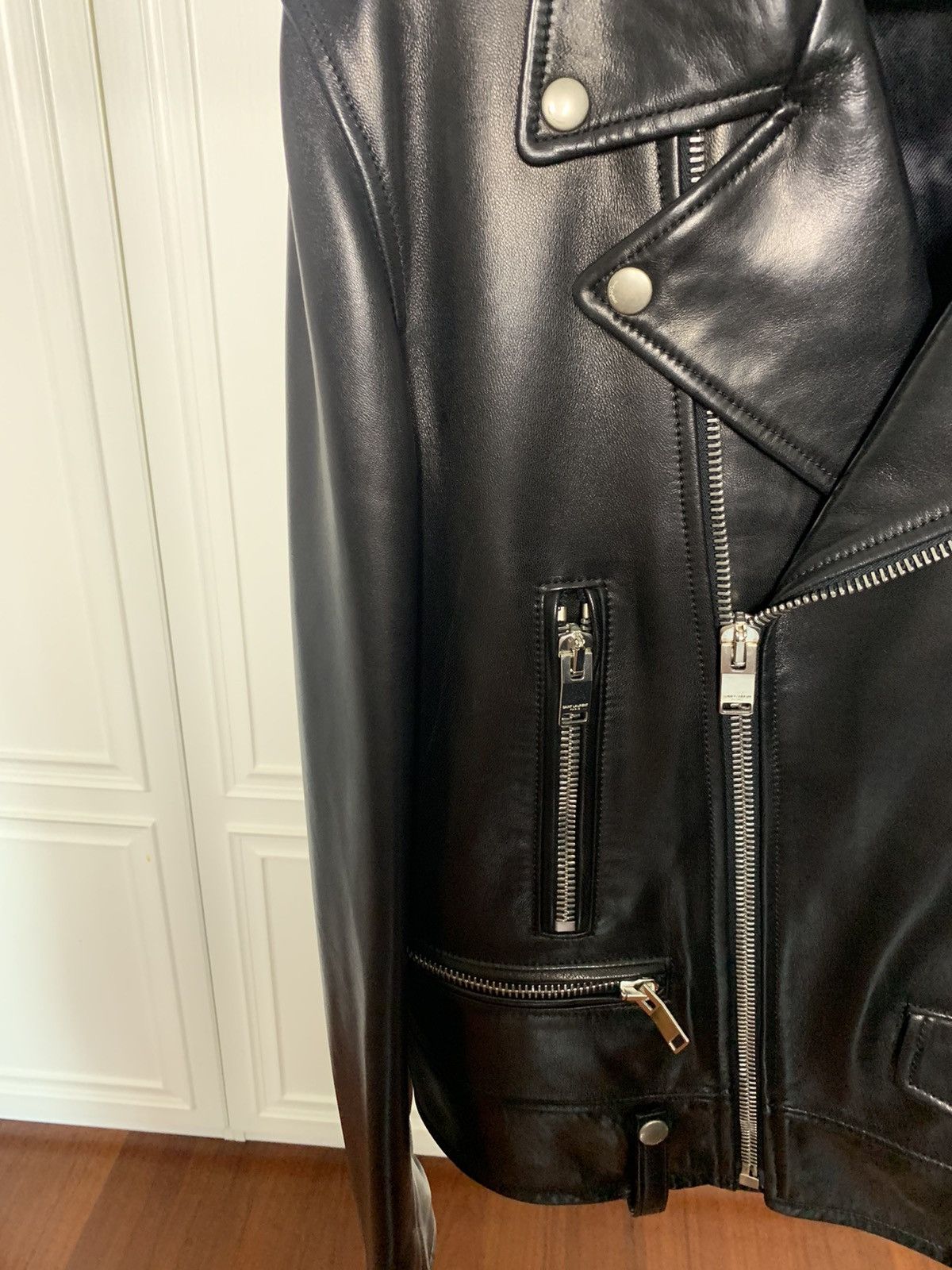 Saint Laurent Paris Saint Laurent 2013SS Lambskin L01 jakcet Size US L / EU 52-54 / 3 - 2 Thumbnail