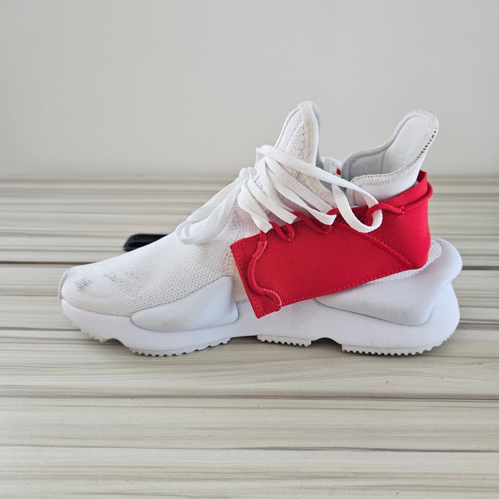 Adidas Y-3 Kaiwa Knit Cloud White Red Size 6