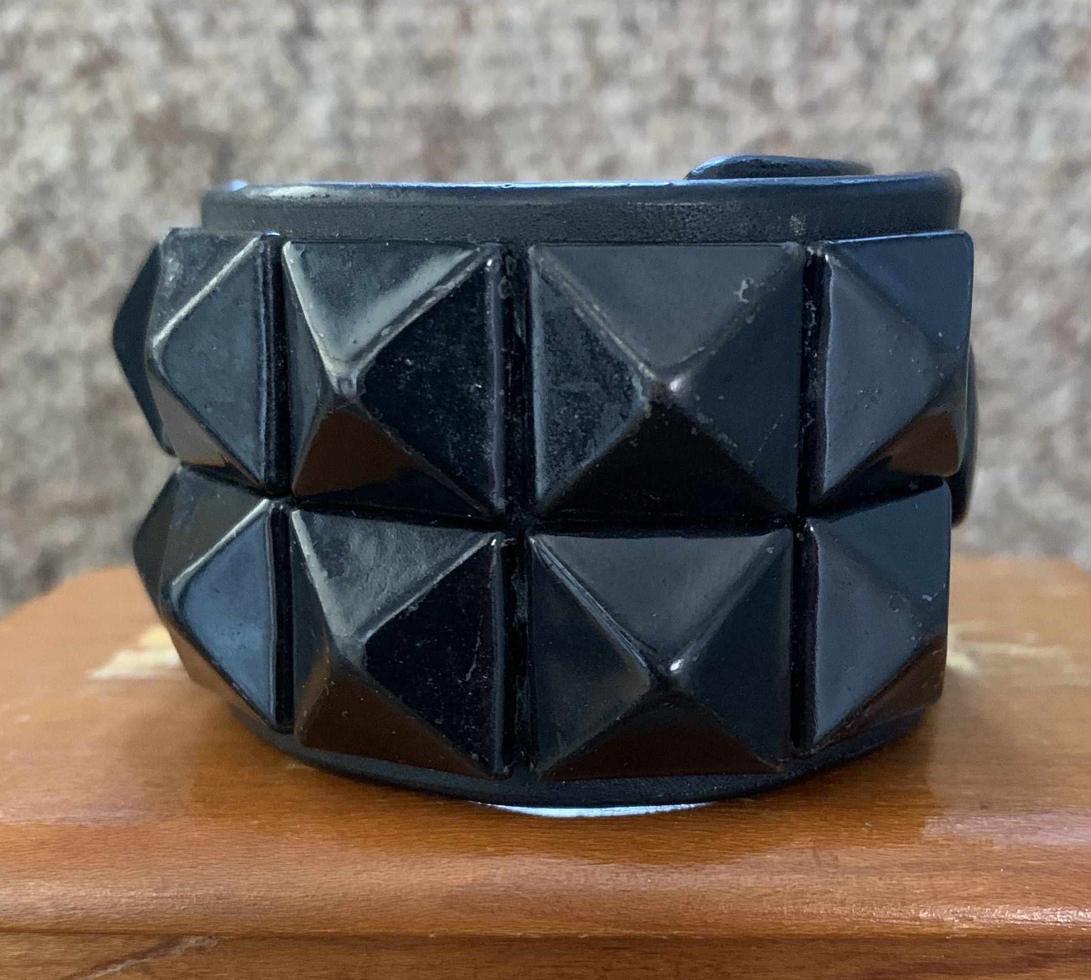 Number (N)ine FW04 Number (N)ine Studded Leather Bracelet Size ONE SIZE - 4 Thumbnail