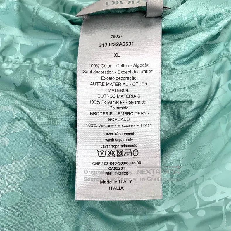 Dior Dior 23 types of light green logo printed full-printed cot Size US XL / EU 56 / 4 - 8 Thumbnail