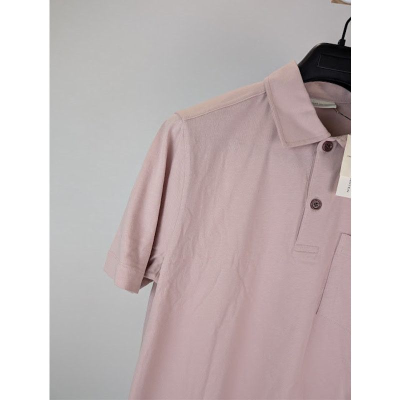 Dries Van Noten o1rshd1 Helder 2600 M.K. Polo Shirt in Pale Pink Size US M / EU 48-50 / 2 - 5 Thumbnail