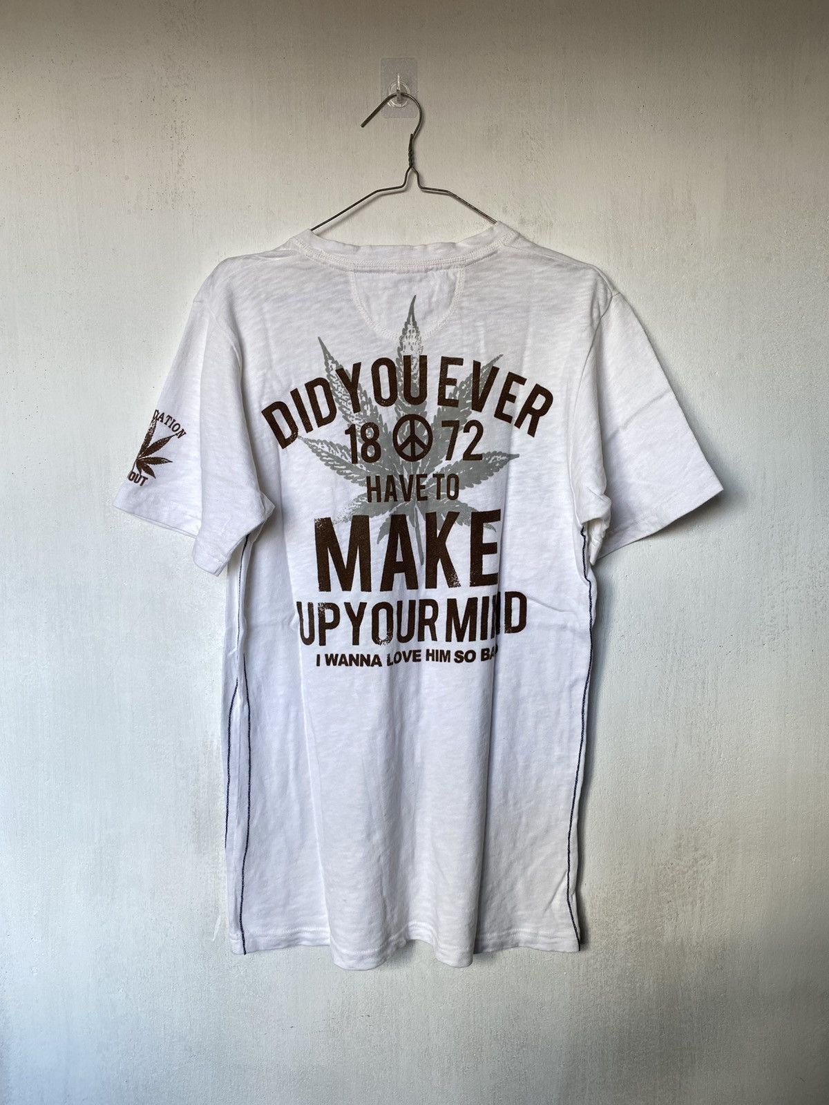 Hysteric Glamour × If Six Was Nine × Japanese Brand Ragout Poem Hippies Weed Tshirt Size US M / EU 48-50 / 2 - 1 Thumbnail