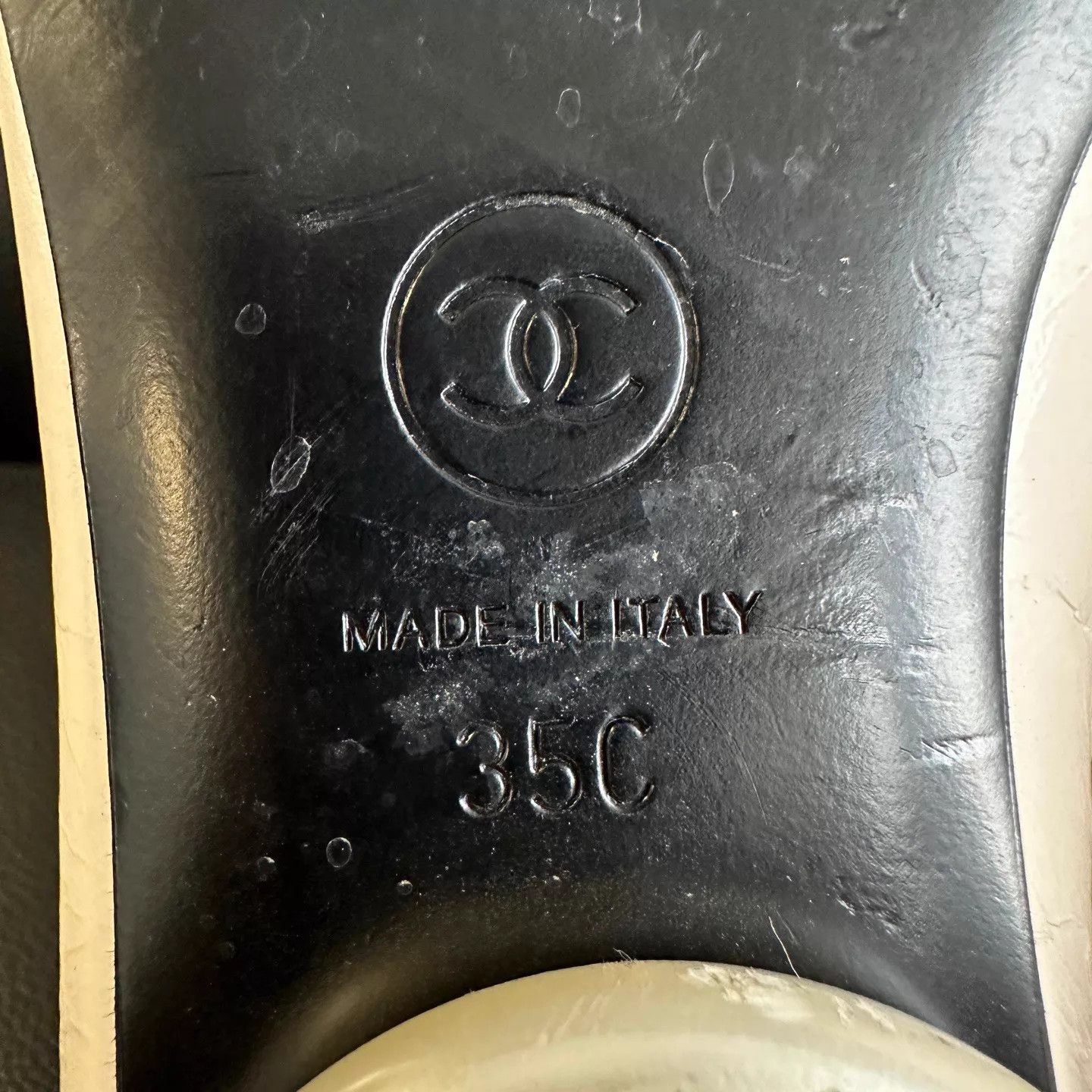 Chanel Chanel Mary Jane Flat Black/White EU35 95New Size US 4.5 / IT 34.5 - 6 Thumbnail