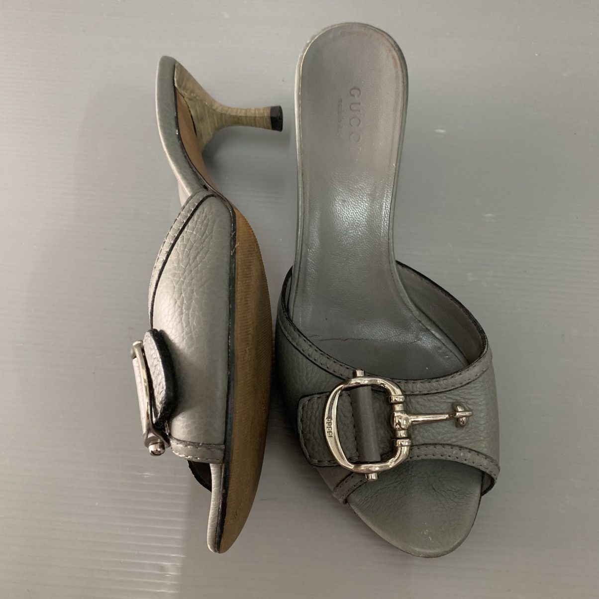 Gucci Gucci Leather Heels Size US 5 / IT 35 - 4 Thumbnail