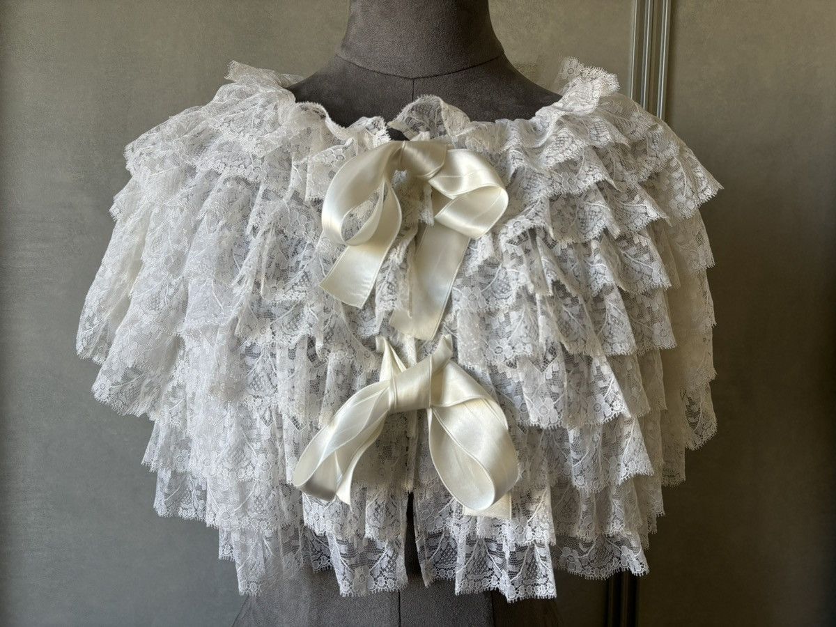 Dior Christian Dior Lace Capelet Satin Bows, circa 20th century Size S / US 4 / IT 40 - 1 Thumbnail