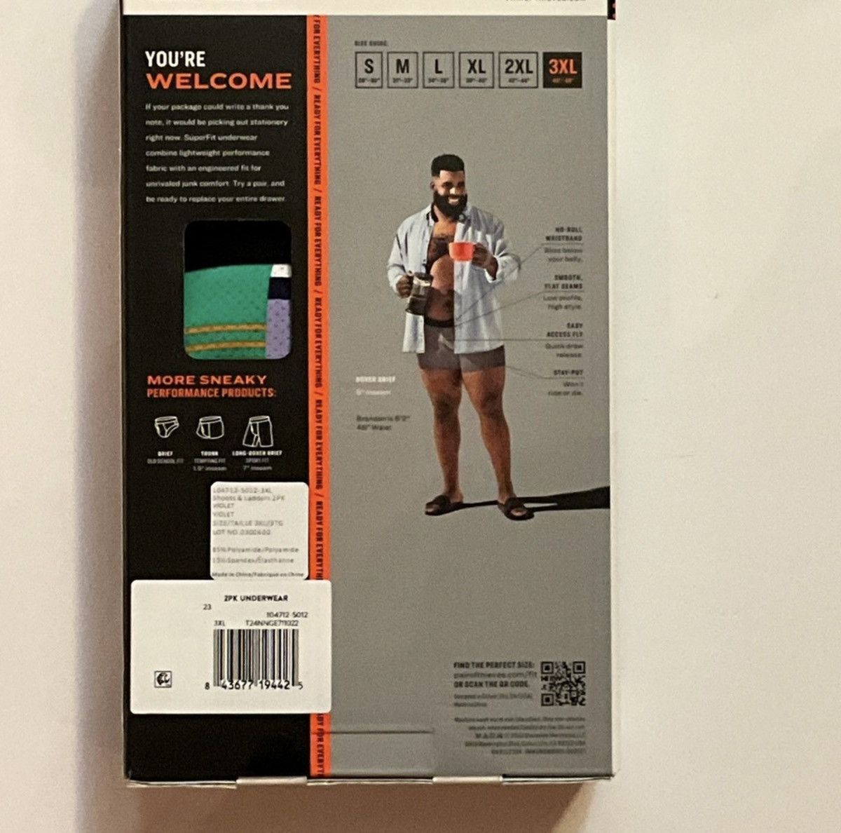 Other Pair of Thieves SUPERFIT Shoots & Ladders Boxer, 2-pack 3XL Size 46 - 6 Thumbnail