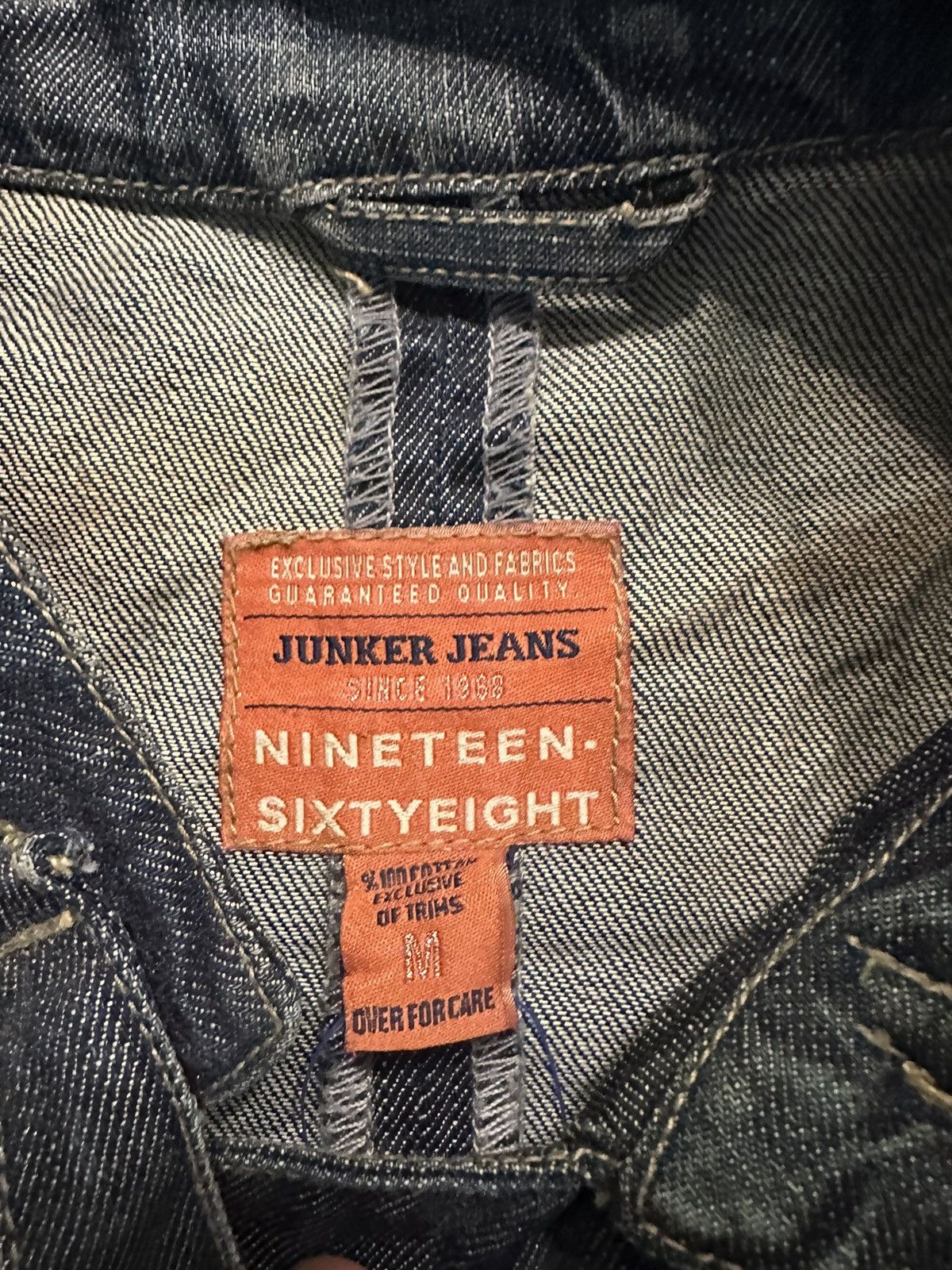 Other Blue Junker Denim Biker Jacket Size M / US 6-8 / IT 42-44 - 3 Thumbnail