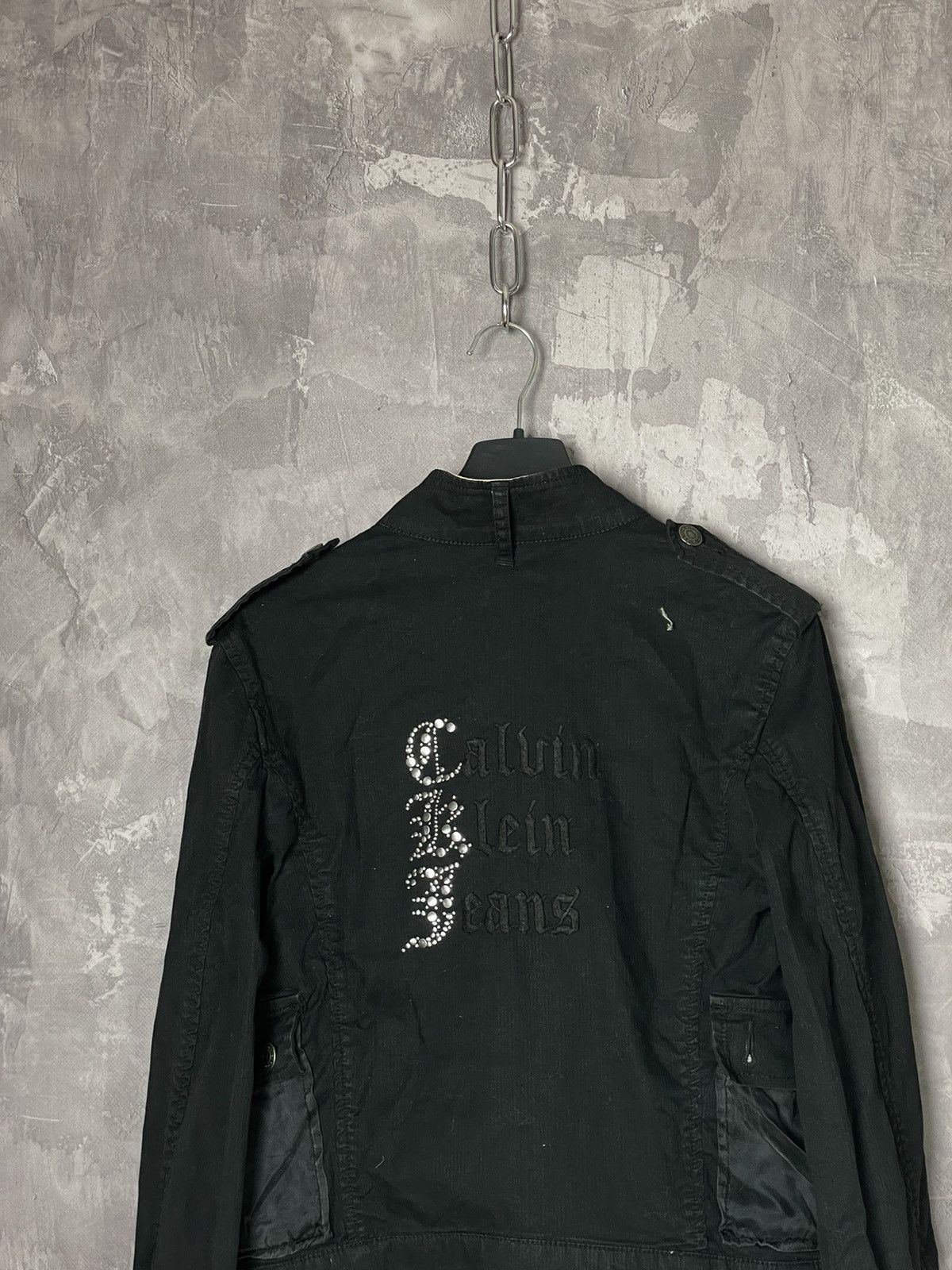 Calvin Klein × Vintage RARE Vintage Calvin Klein Jeans Nylon Track Bomber Jacket Size S / US 4 / IT 40 - 12 Thumbnail