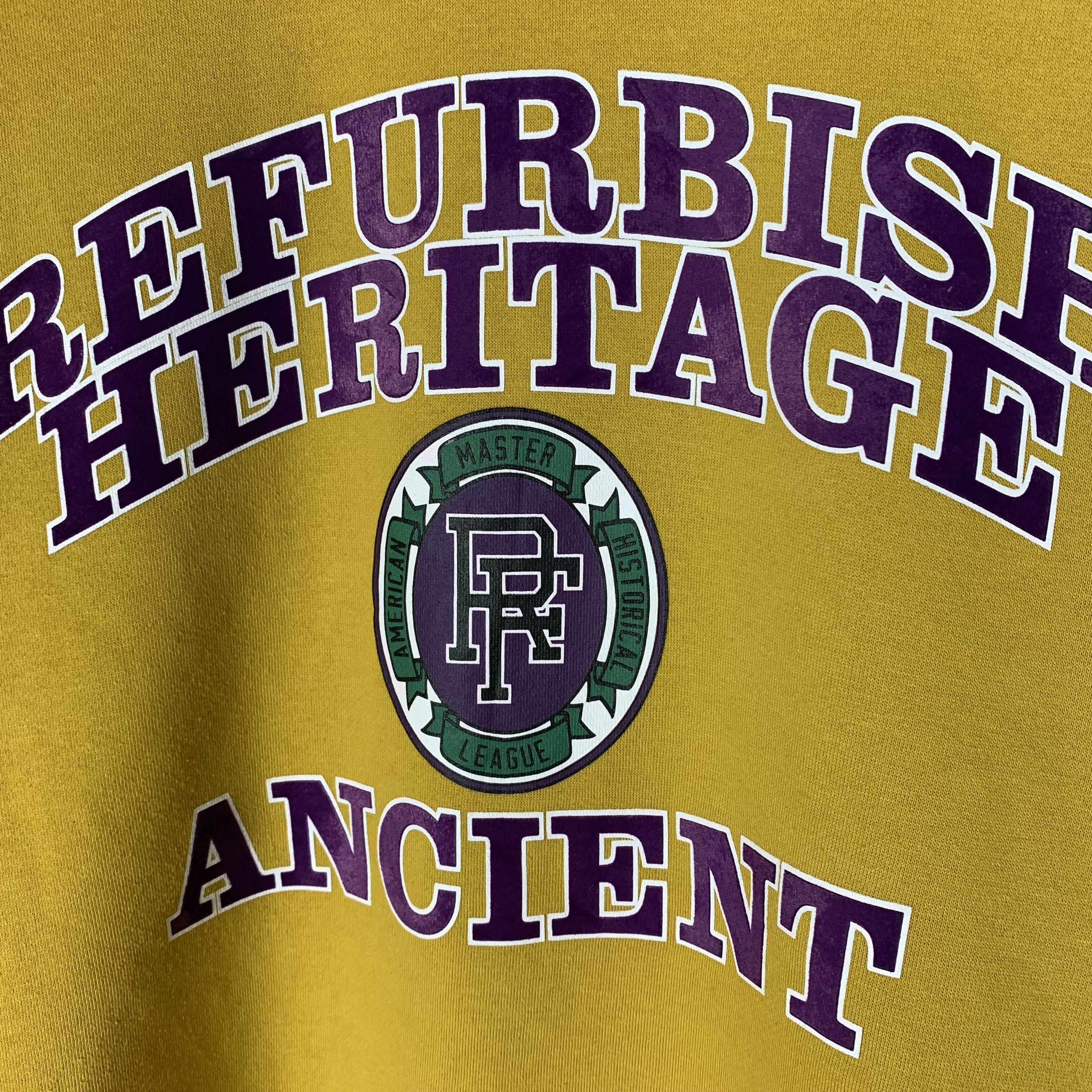 Japanese Brand BACKNUMBER Refurbish Heritage Ancient Sweatshirt Crewneck Size US L / EU 52-54 / 3 - 3 Thumbnail