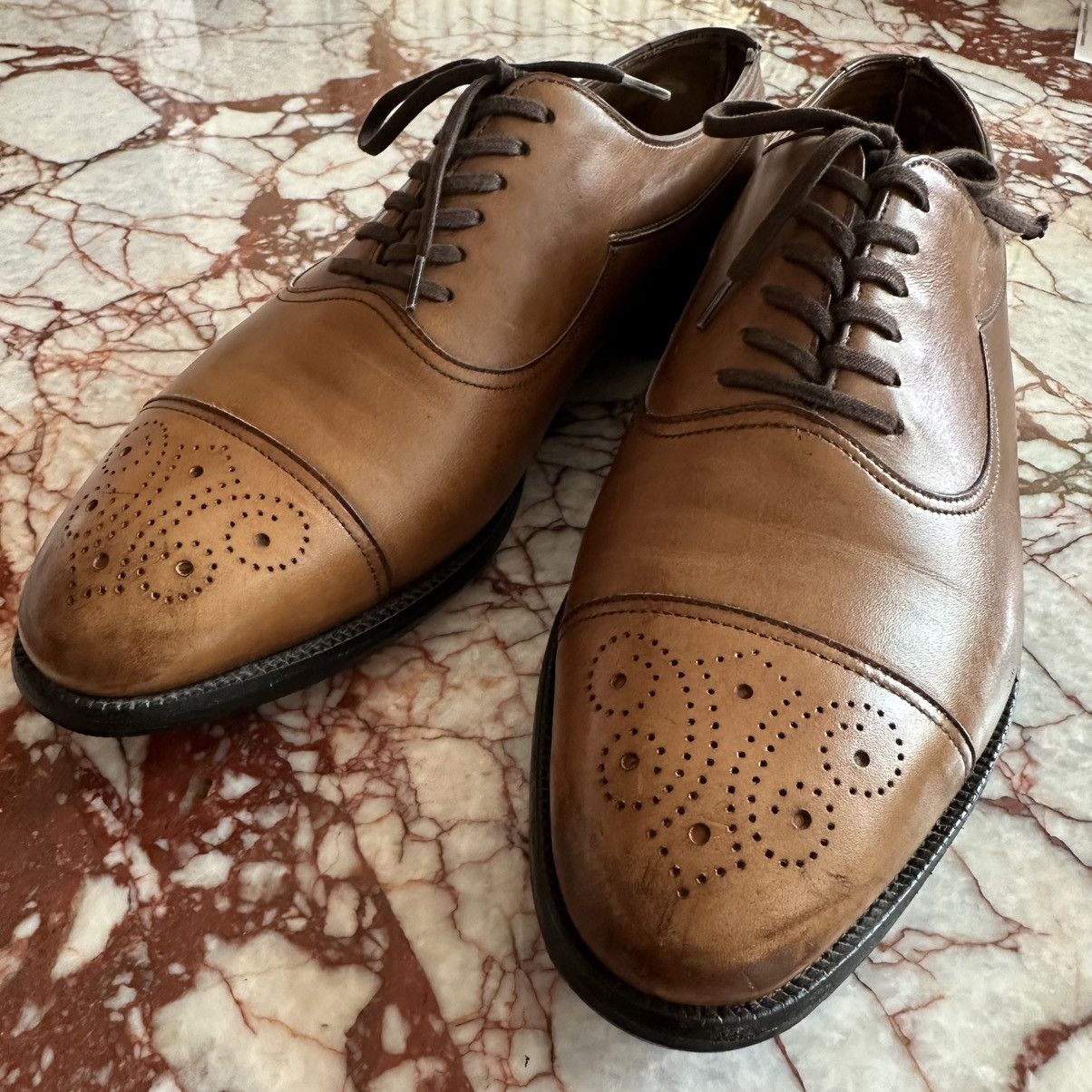 John Lobb JOHN LOBB Captoe Oxford Shoe Size US 8 / EU 41 - 2 Thumbnail