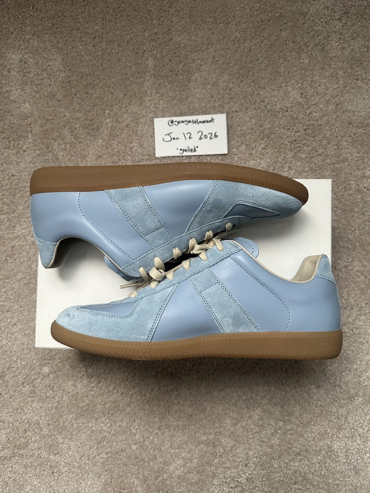 Maison Margiela Maison Margiela Replica Sneaker - Blue Size US 9.5 / EU 42-43 - 1 Thumbnail