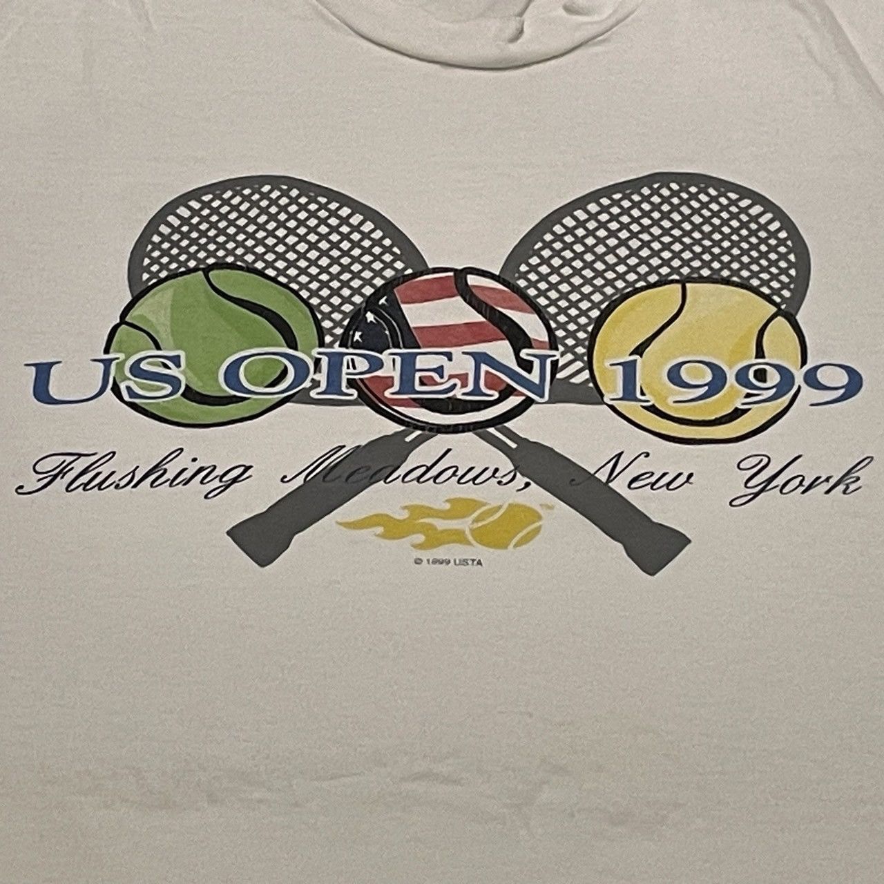 Vintage Vintage 1999 US Open New York ATP Tennis Sport Tee Size US L / EU 52-54 / 3 - 2 Thumbnail
