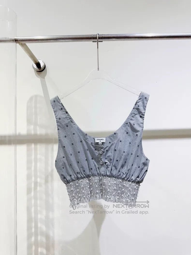 Chanel Chanel 24P pearl waist pleated vest Size XS / US 0-2 / IT 36-38 - 1 Thumbnail