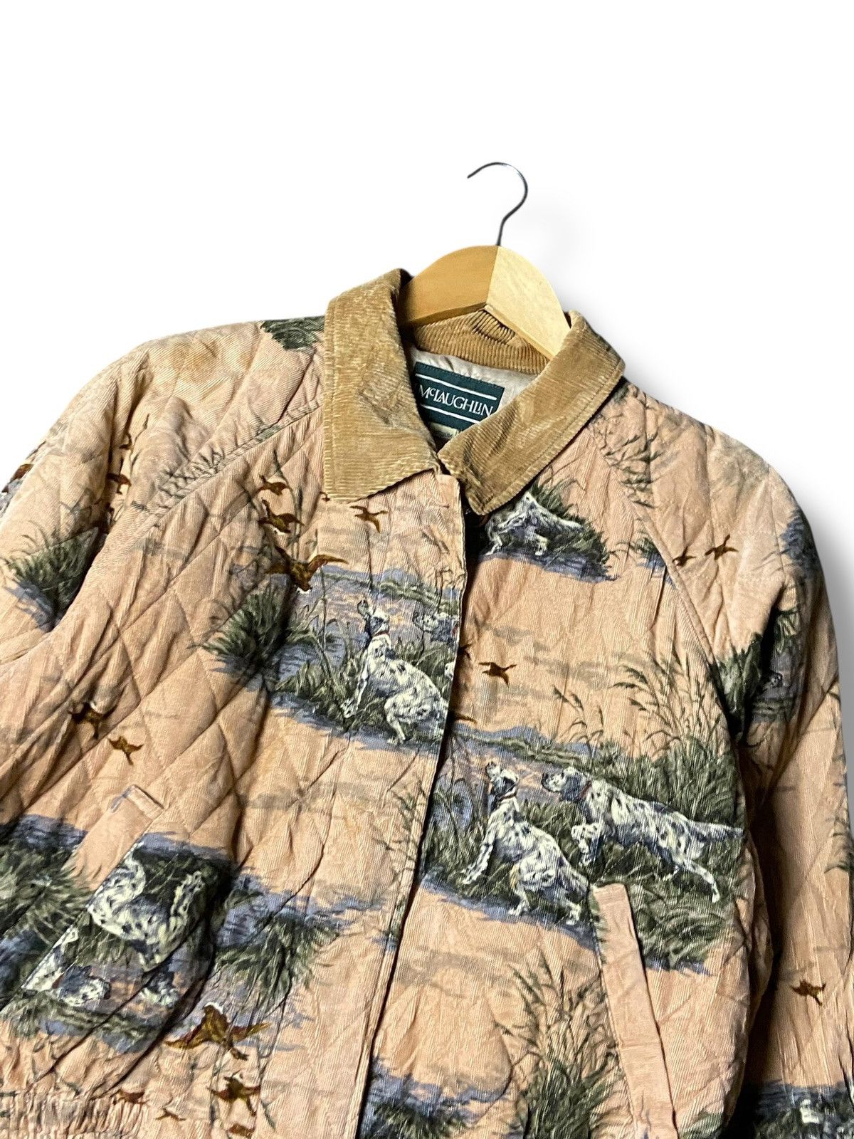 J.McLaughlin Vintage J.Maclaughlin Overprint Quilted Jacket (160) Size US M / EU 48-50 / 2 - 5 Thumbnail