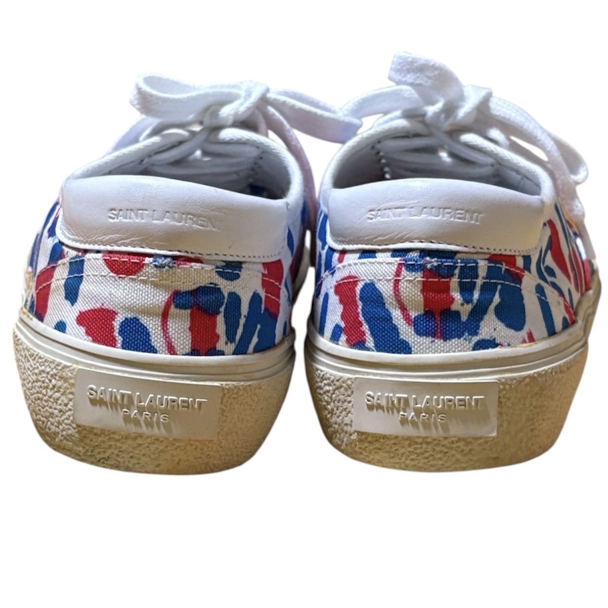 Hedi Slimane SS14 SAINT LAURENT PARIS MATTO CONNOR PRINTED CANVAS SNEAKER Size US 7 / EU 40 - 9 Thumbnail