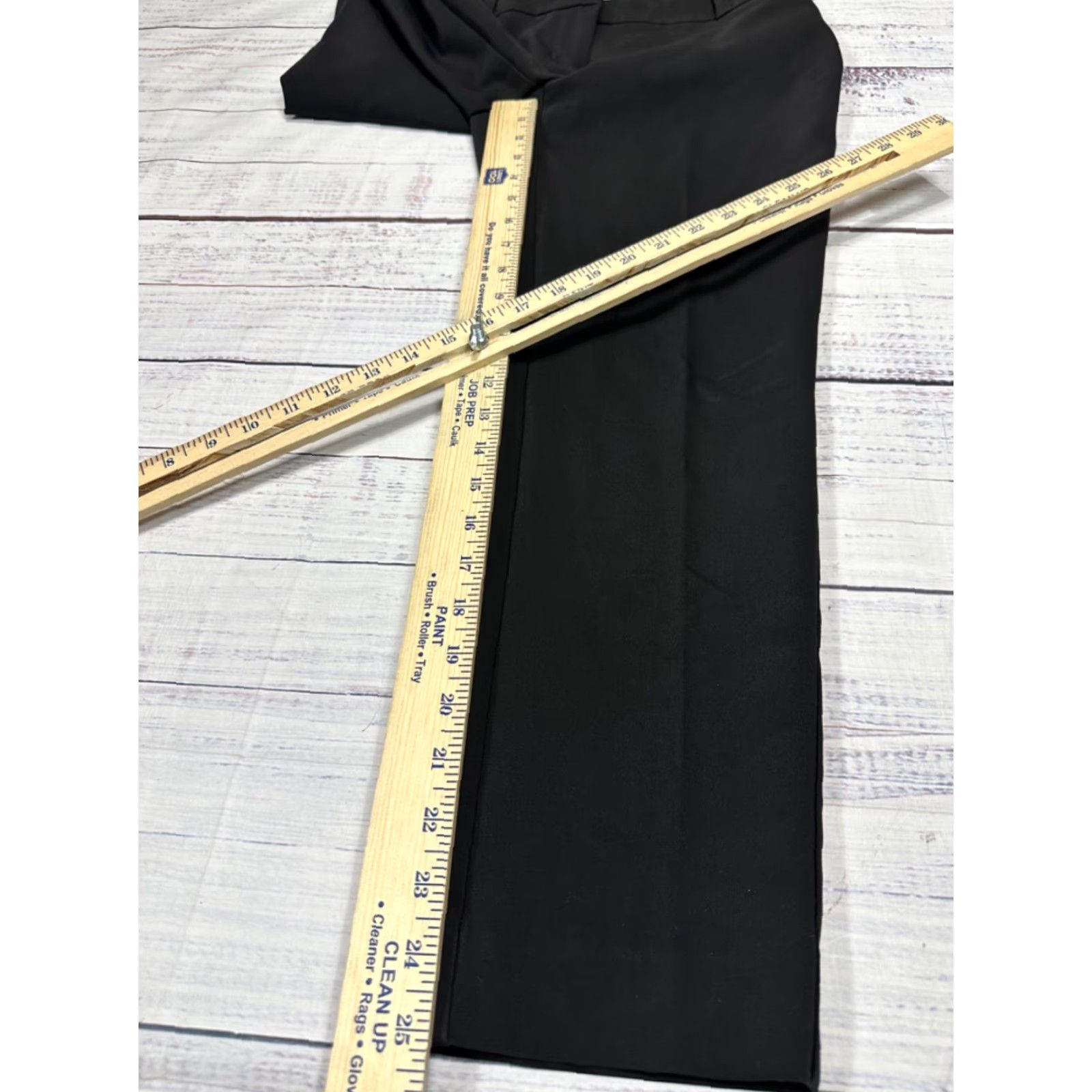 White House Black Market White House Black Market Womens Pants Ankle Dress Black 4 Cotton/Poly Blend Pants Size 27" / US 4 / IT 40 - 2 Thumbnail