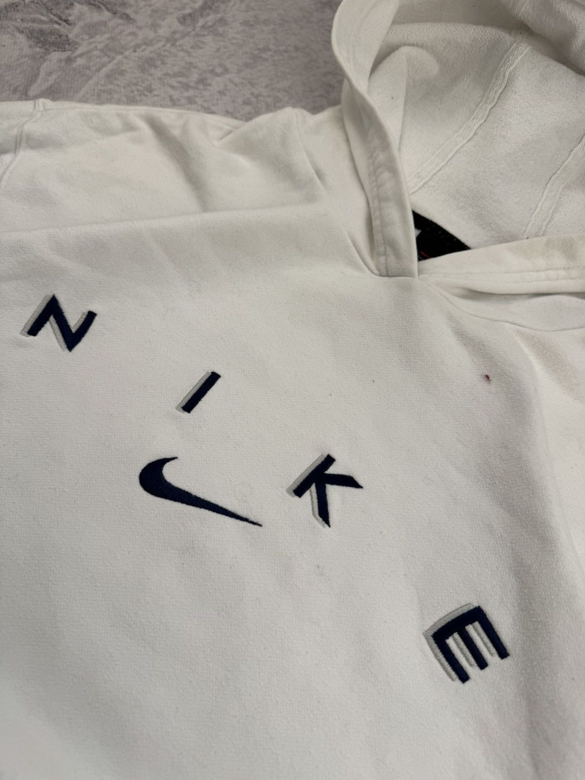 Nike × Vintage NIKE VINTAGE CENTER LOGO OVERSIZE BOXY HOODIE Size US L / EU 52-54 / 3 - 5 Thumbnail