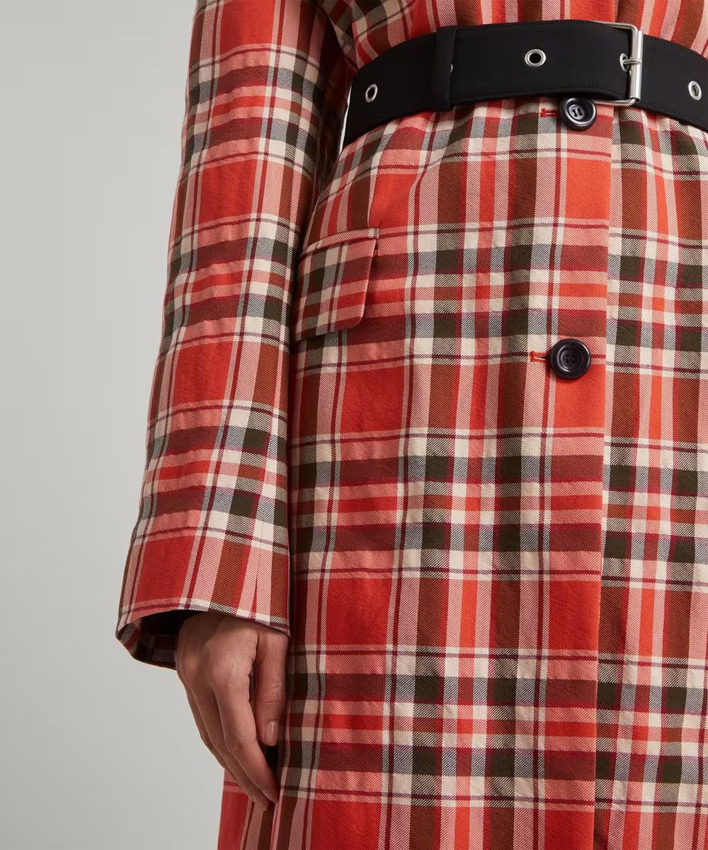 Acne Studios o1y0725 Belt Coat in Multicolor Size XS / US 0-2 / IT 36-38 - 4 Thumbnail