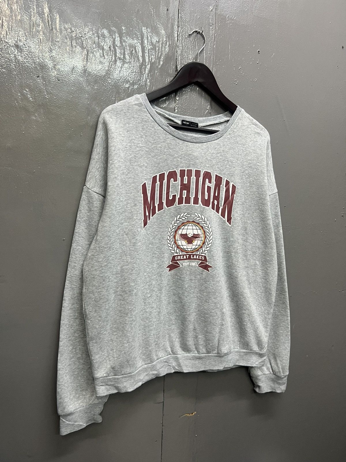 Japanese Brand Michigan Great Lakes Sweatshirt Size US XXL / EU 58 / 5 - 2 Thumbnail