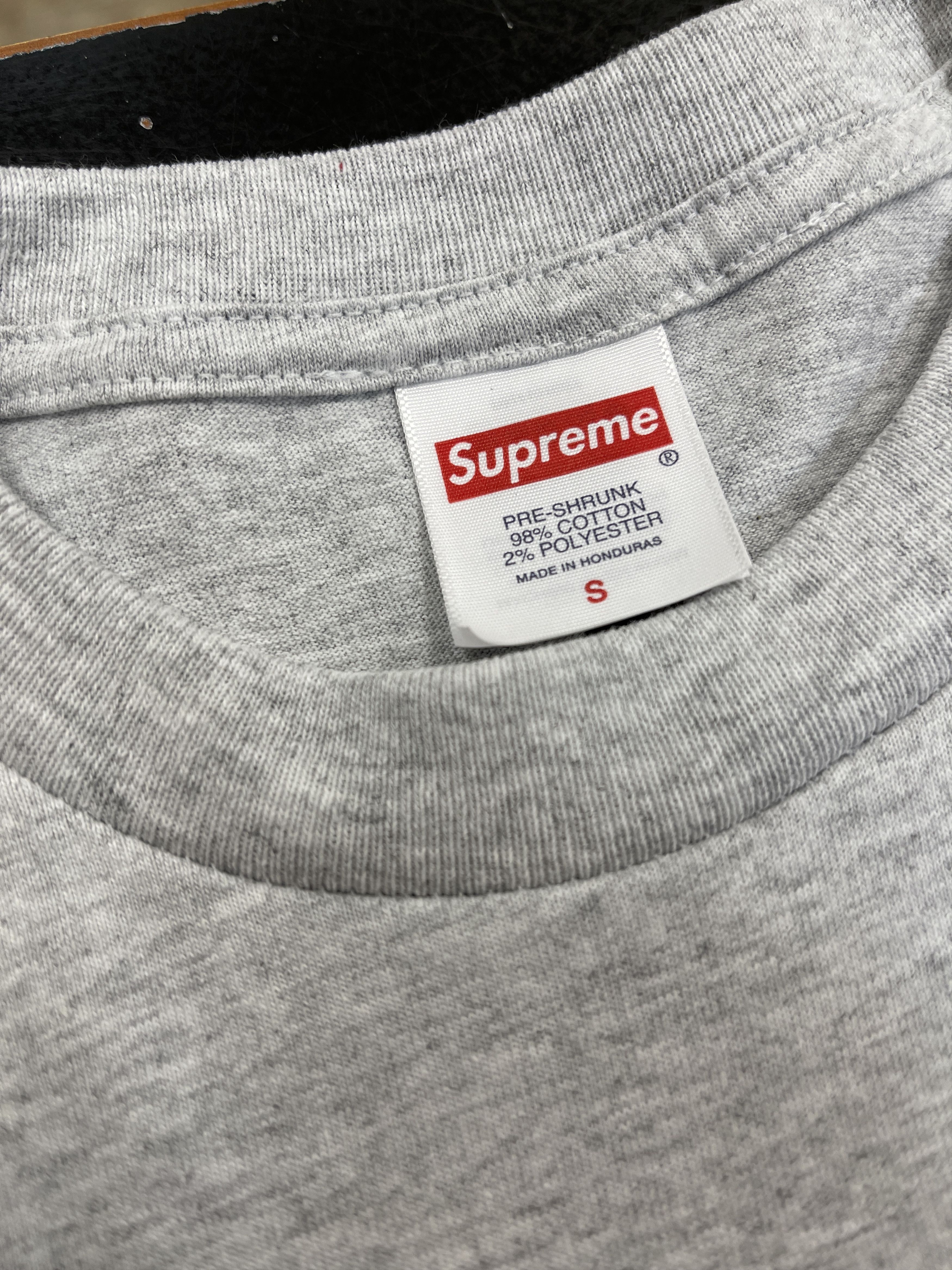 Supreme Supreme Stick Tee Grey Size US S / EU 44-46 / 1 - 2 Thumbnail