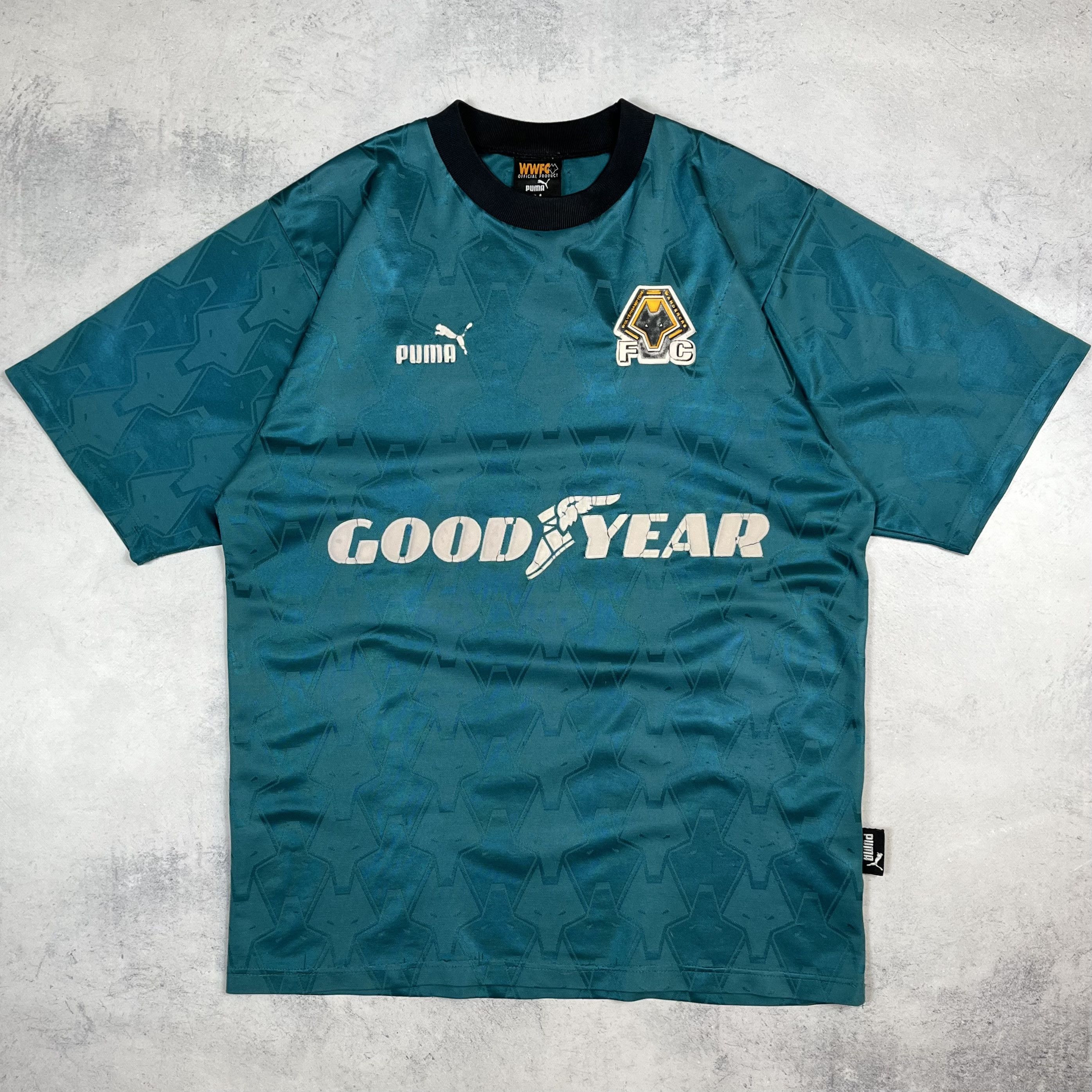 Puma Vintage Puma Wolverhampton Wanderers Soccer Jersey 1997/1999 Size US M / EU 48-50 / 2 - 2 Thumbnail