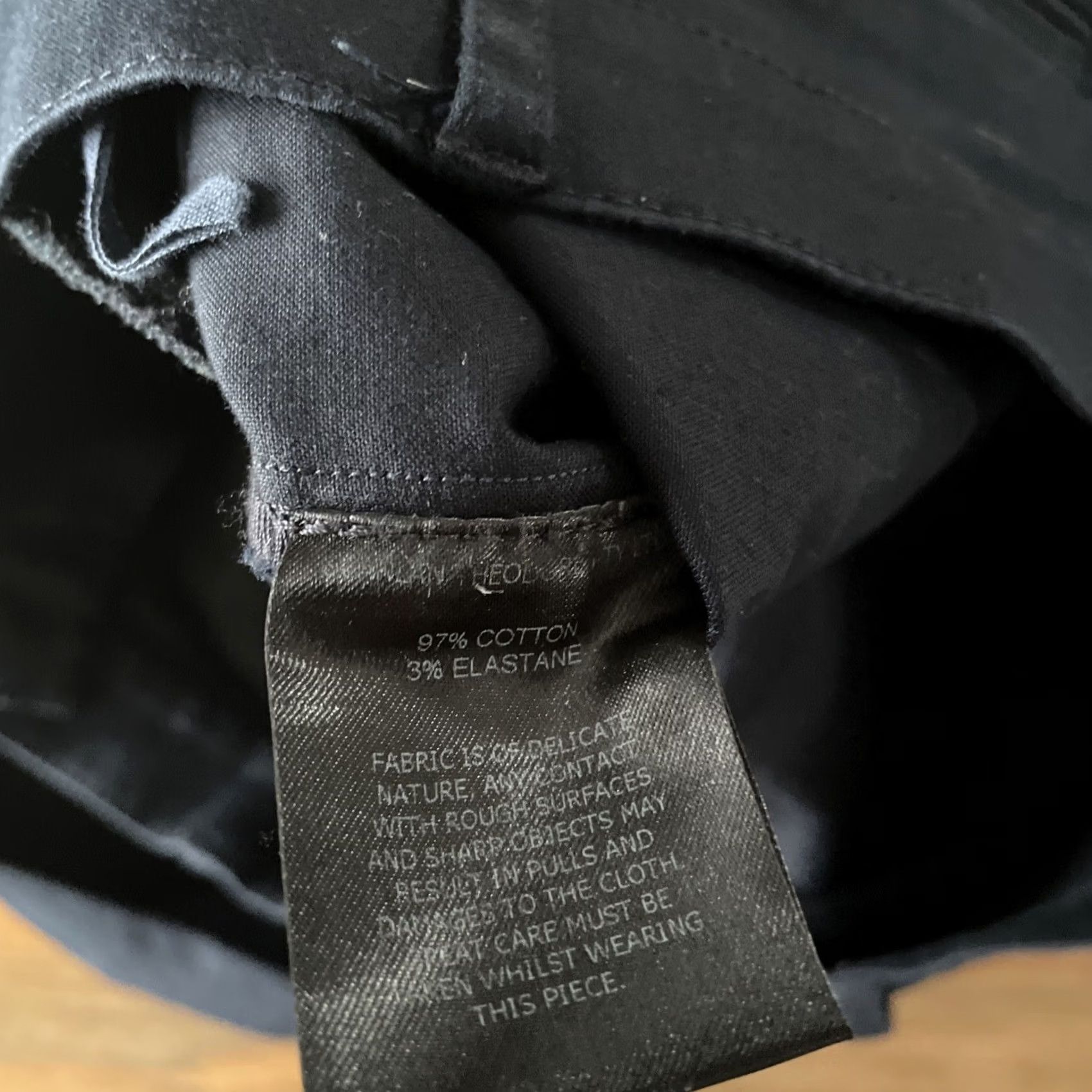 Scanlan Theodore Scanlan Theodore Chino Pants Women’s 2 Blue High Rise Slim Pocket Denim Cotton Blend 26x27 Regular Size Type Pants Boys? Size 26" / US 2 / IT 38 - 6 Thumbnail