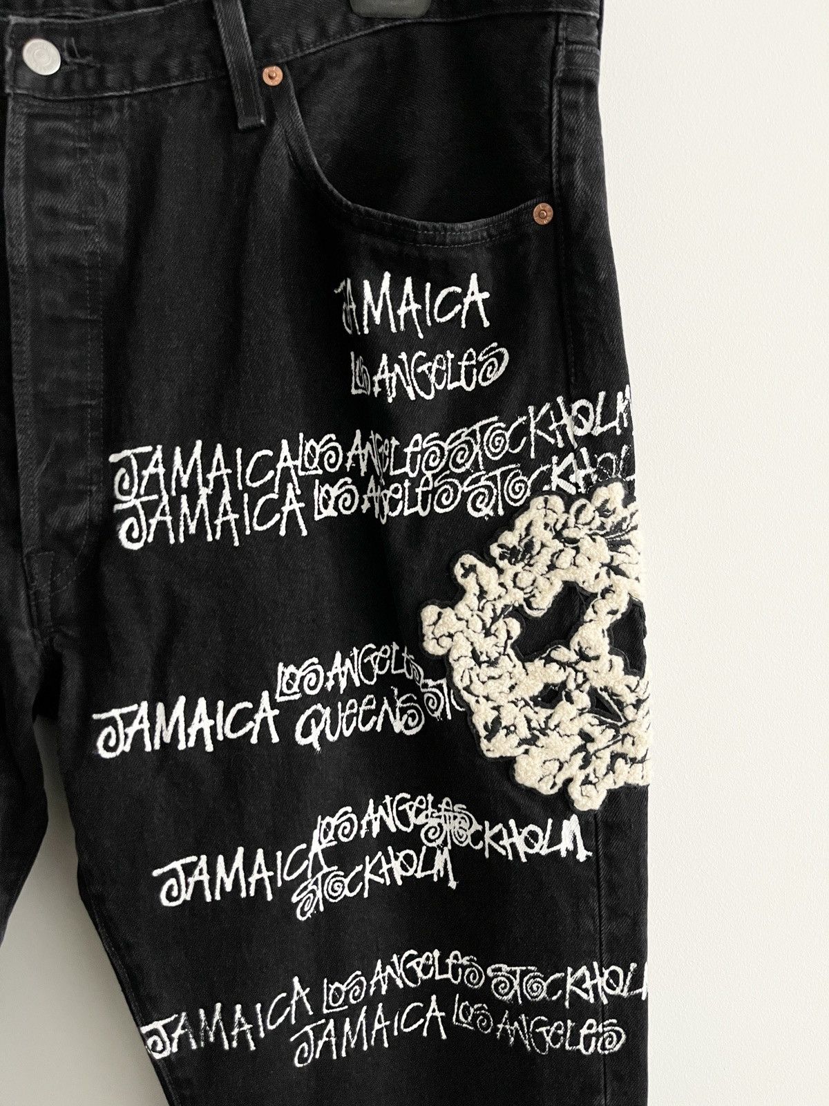 DENIM TEARS × Our Legacy × Stussy RARE! Stussy x Denim Tears x Our Legacy - 501 Jeans Size US 42 / EU 58 - 3 Thumbnail