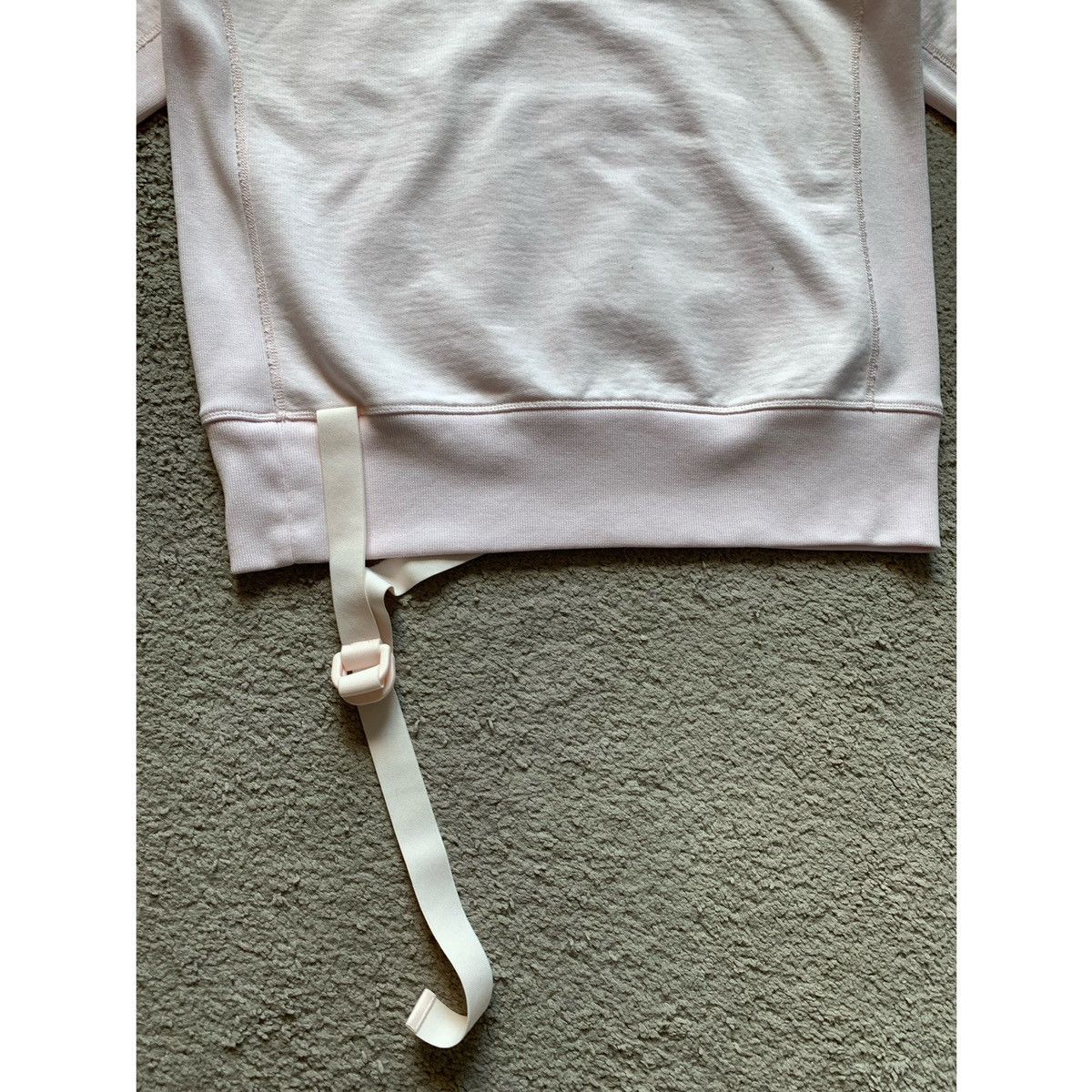 Helmut Lang HELMUT LANG RARE LIGHT PINK BONDAGE HOODIE Size US M / EU 48-50 / 2 - 12 Thumbnail