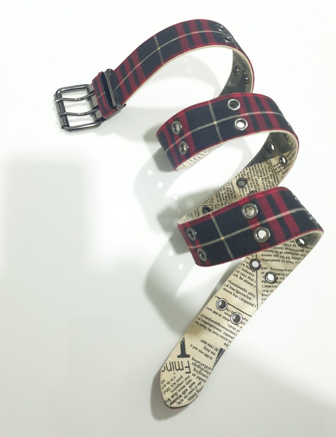 PPFM 💥Punk rock checkered streetwear belt Size ONE SIZE - 1 Thumbnail