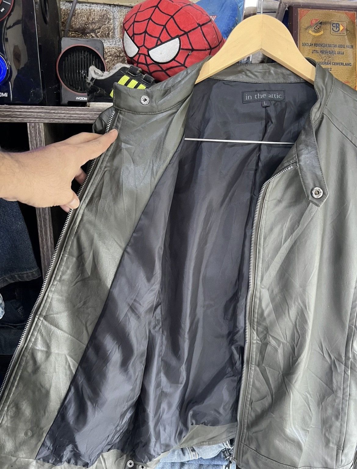 In The Attic 🔥In The Attic Synthetic Leather Jacket Size US S / EU 44-46 / 1 - 11 Thumbnail