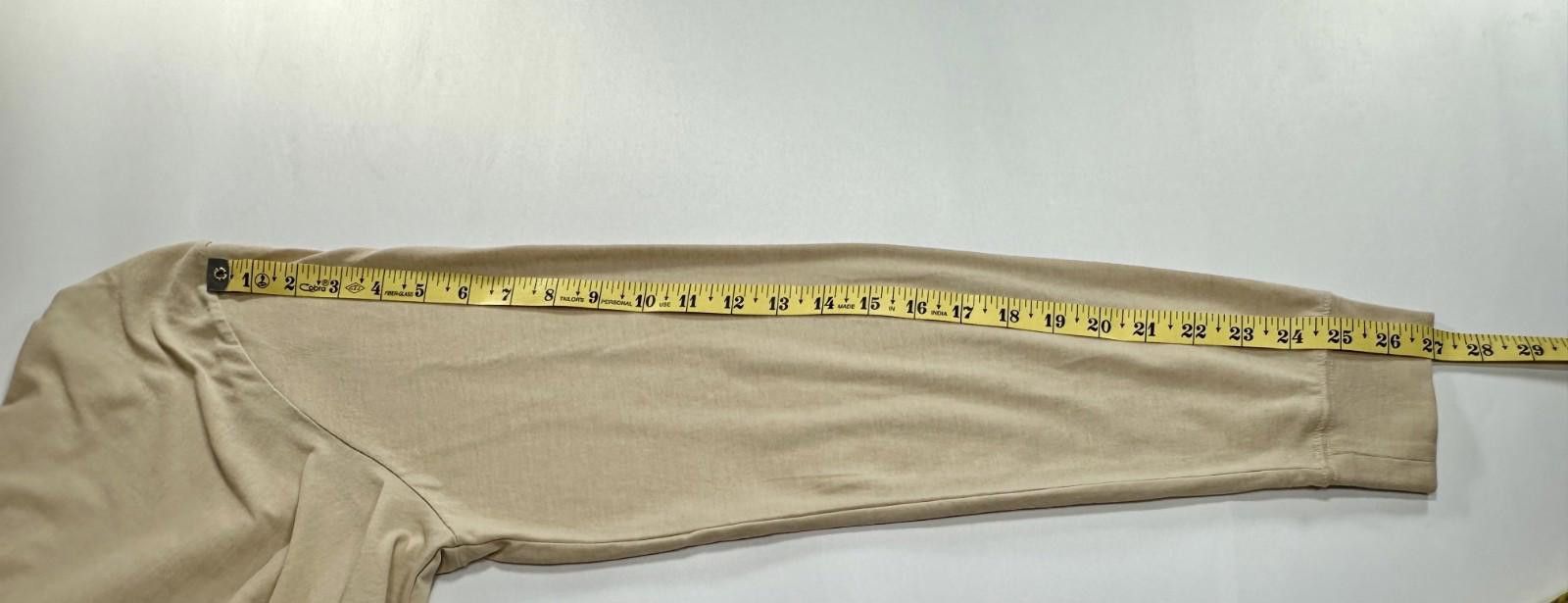 J.Crew J Crew Washed Long Sleeve Pullover T-Shirt Brown Mens L Size US L / EU 52-54 / 3 - 5 Thumbnail