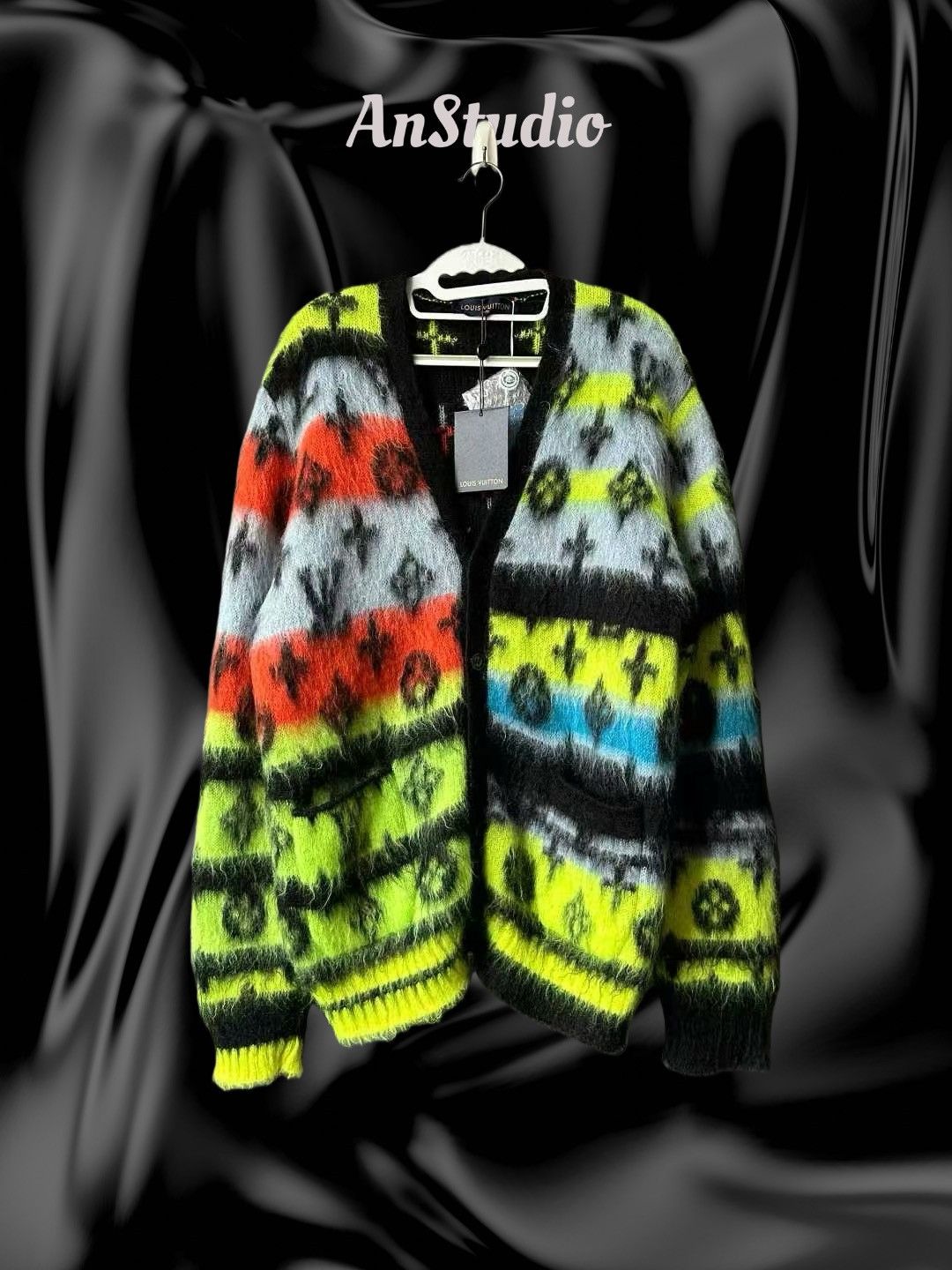 Louis Vuitton Louis Vuitton Virgil Abloh Mohair Monogram Cardigan Size US M / EU 48-50 / 2 - 1 Thumbnail