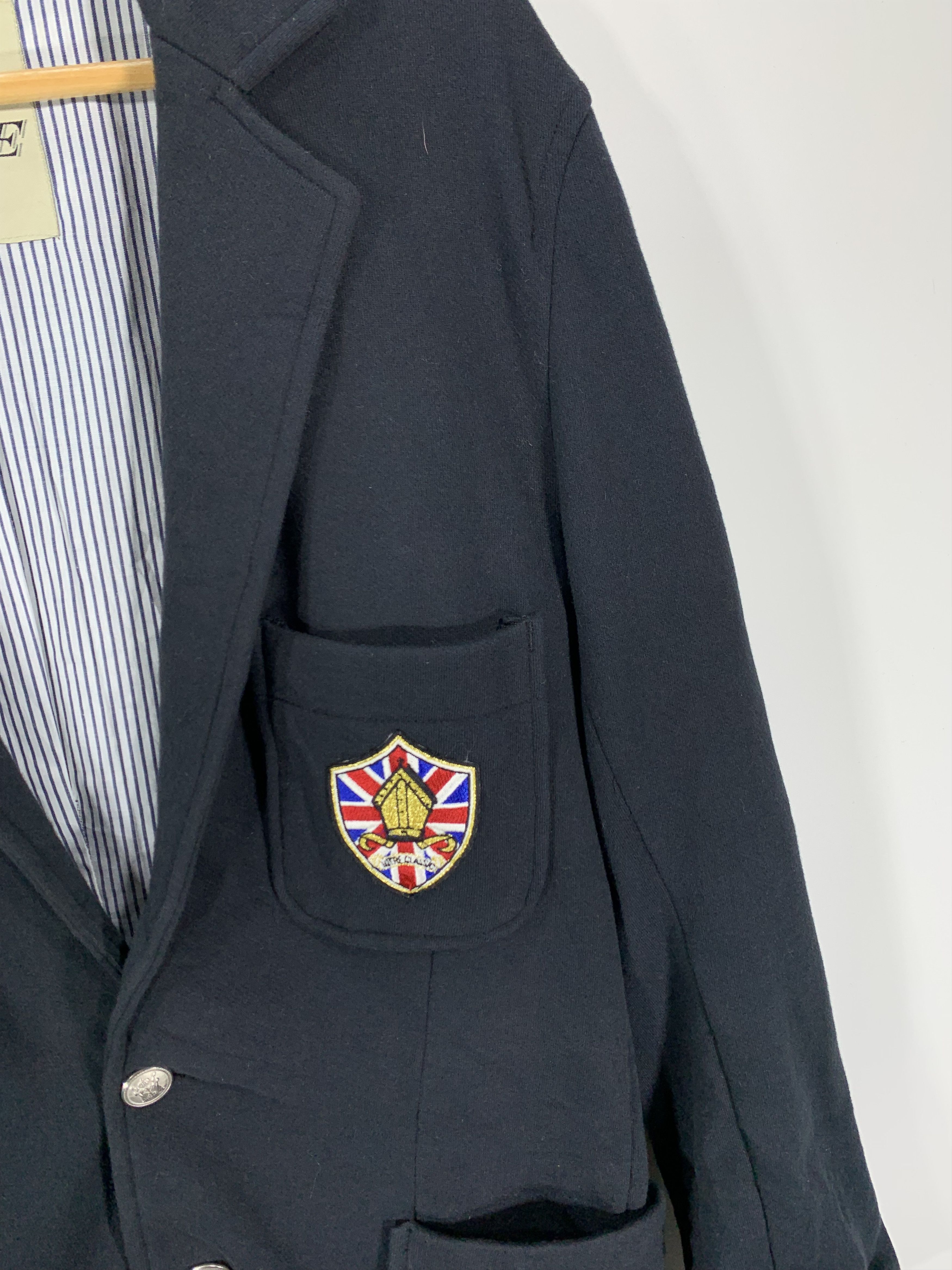 Japanese Brand Mitre brand Sweat Blazer Stylo Size US S / EU 44-46 / 1 - 3 Thumbnail