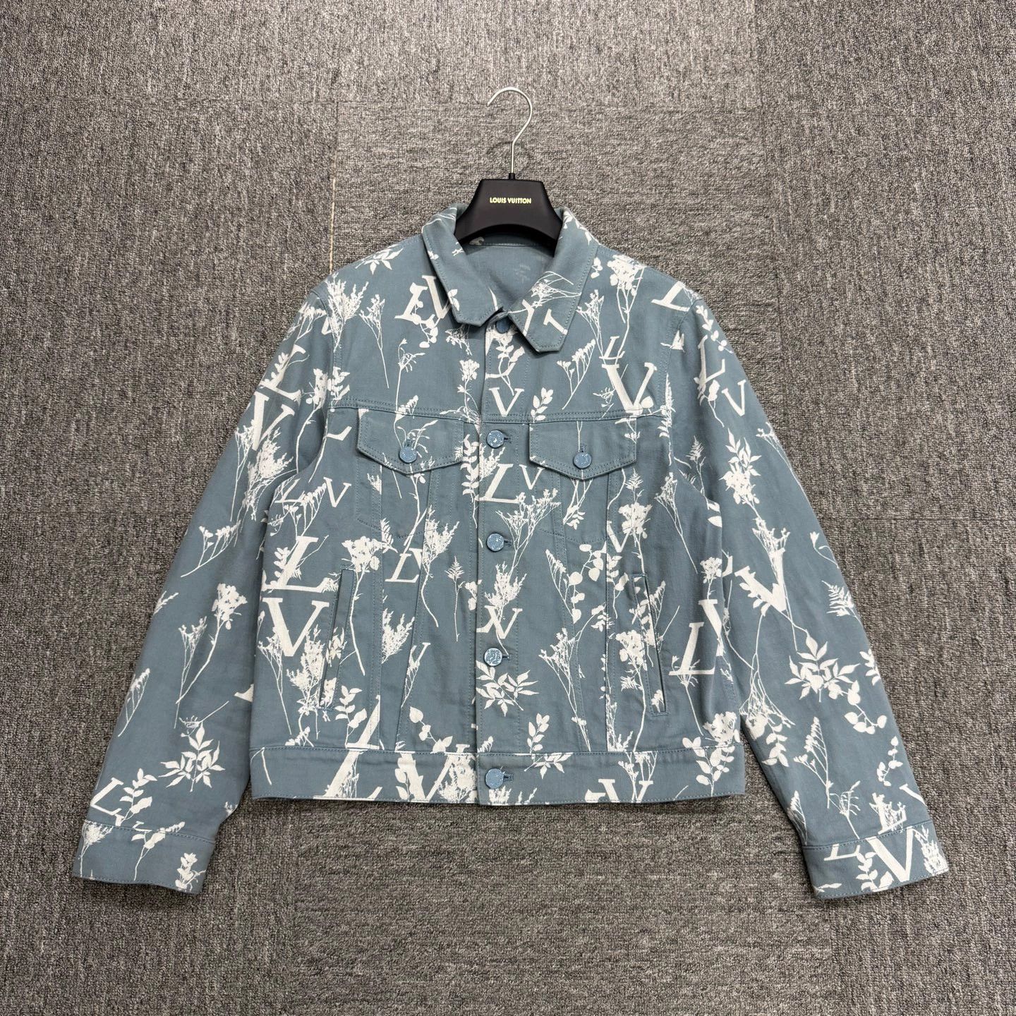 Louis Vuitton lv wheat ear all over print denim jacket Size US S / EU 44-46 / 1 - 1 Thumbnail
