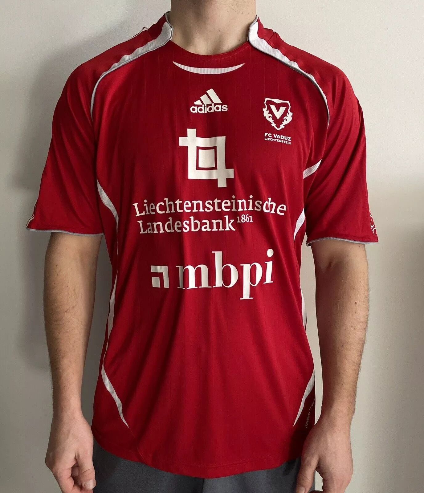Adidas × Vintage Vintage 2006 FC Vaduz Liechtenstein Match Worn Soccer Jersey Size US M / EU 48-50 / 2 - 1 Thumbnail