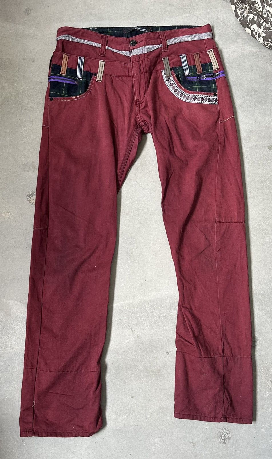 Japanese Brand DOMINATE HANDCRAFTED JEANS DOUBLE WAIST PANT Size US 36 / EU 52 - 1 Thumbnail