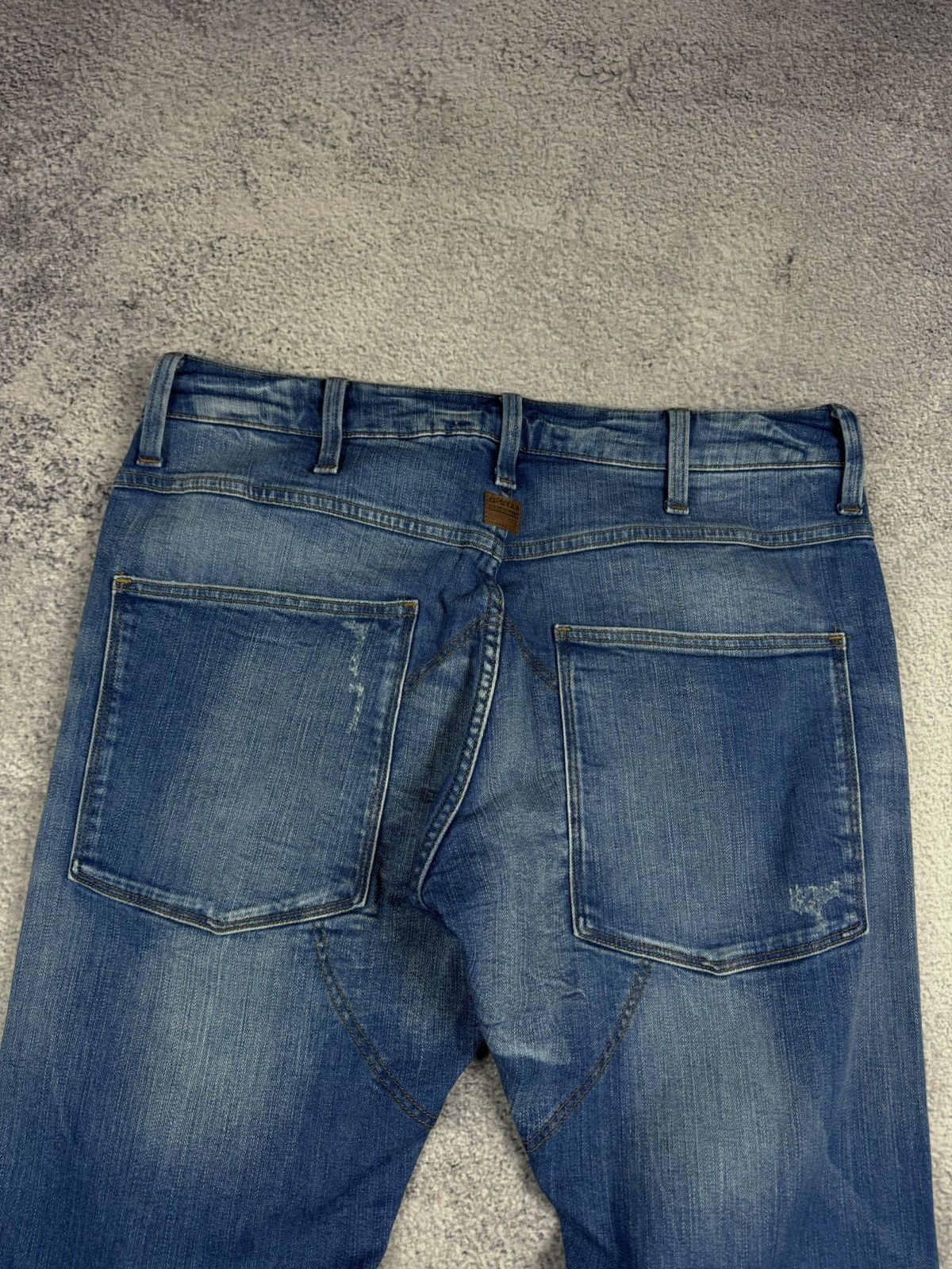 G-Star G STAR RAW 5620 3D Slim Blue Jeans Size US 32 / EU 48 - 11 Thumbnail