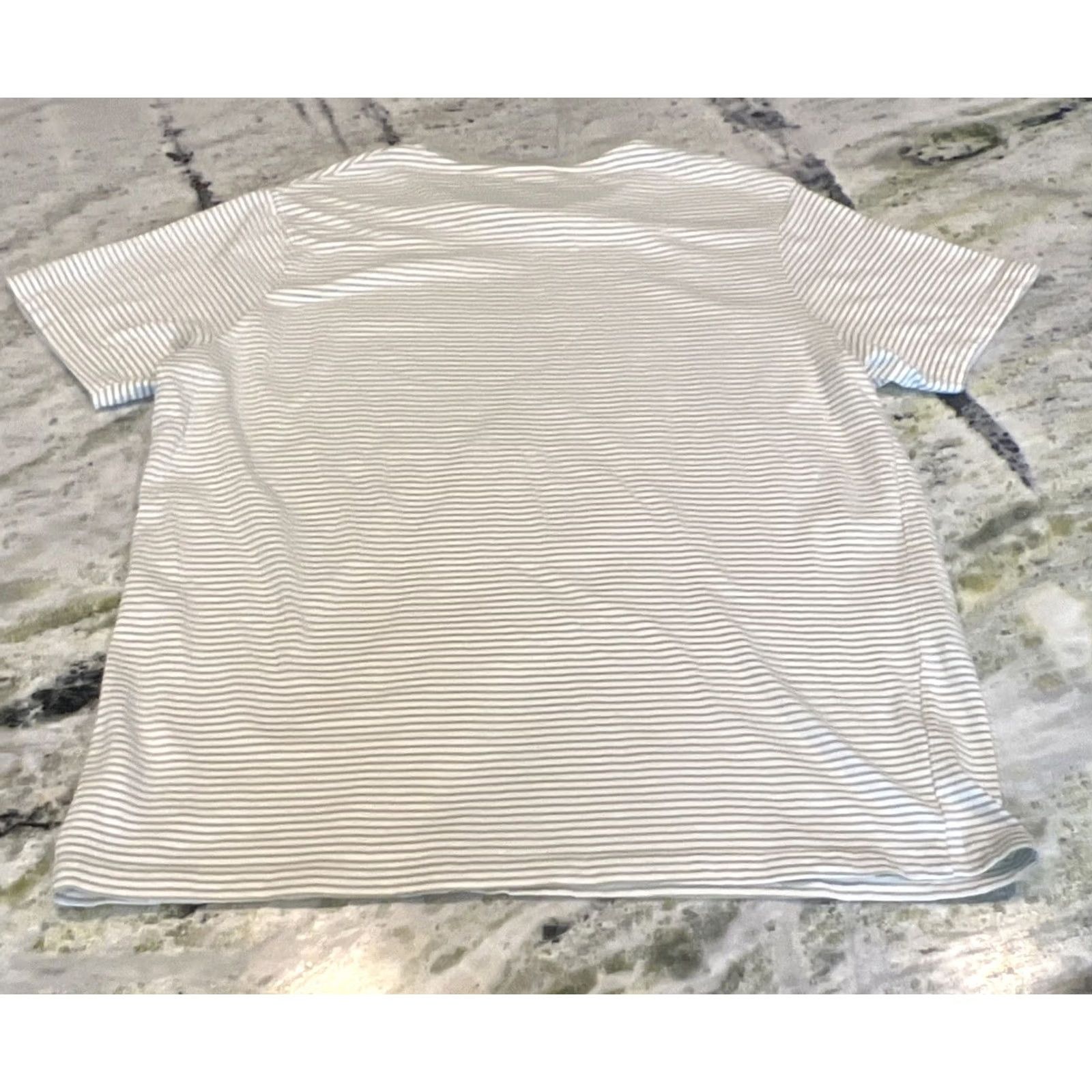 Denime Denim & Flower Ricky Singh T Shirt Men’s XL Green Short Sleeve Crew Neck Striped Boston Red Sox Bear Baseball Pattern Size US XL / EU 56 / 4 - 6 Thumbnail