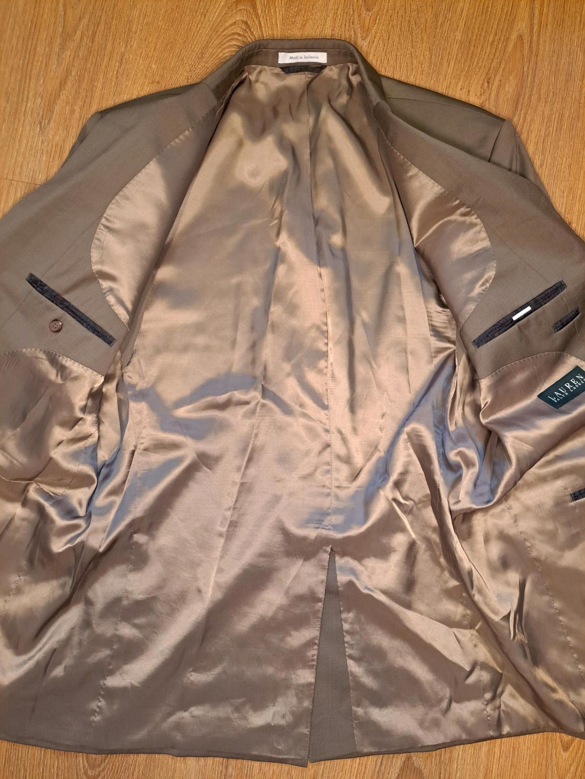 Polo Ralph Lauren Ralph Lauren Sport Coat Mens 44L Tan Wool Single Vented Size 44L - 9 Thumbnail