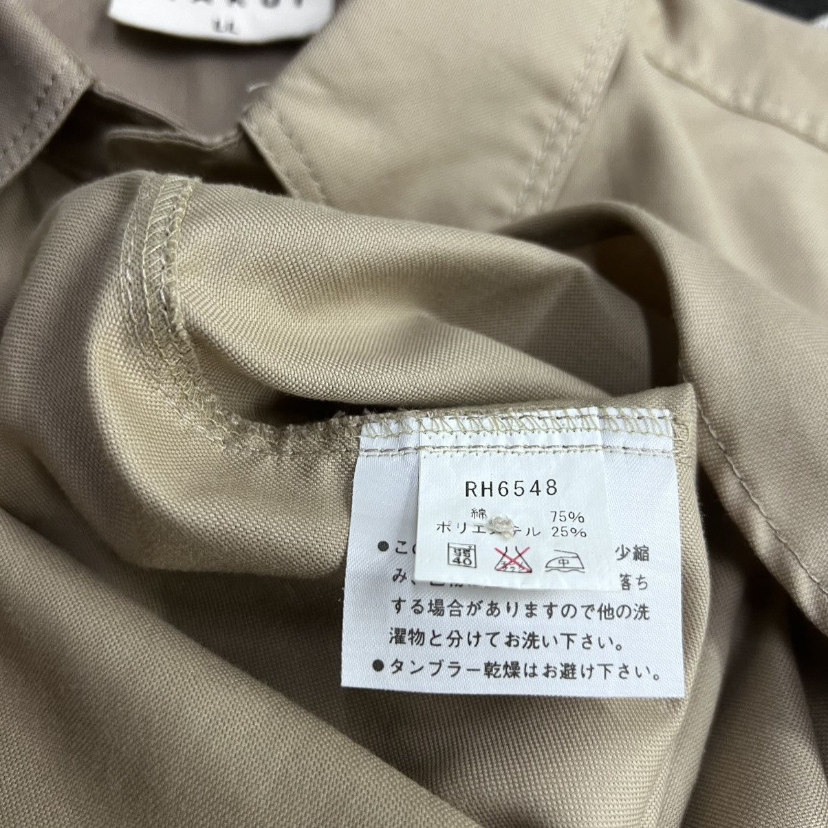 Japanese Brand HAKUI OXFORD STAND COLLAR WIDE CUFFS BUTTON SHIRT Size US XL / EU 56 / 4 - 12 Thumbnail