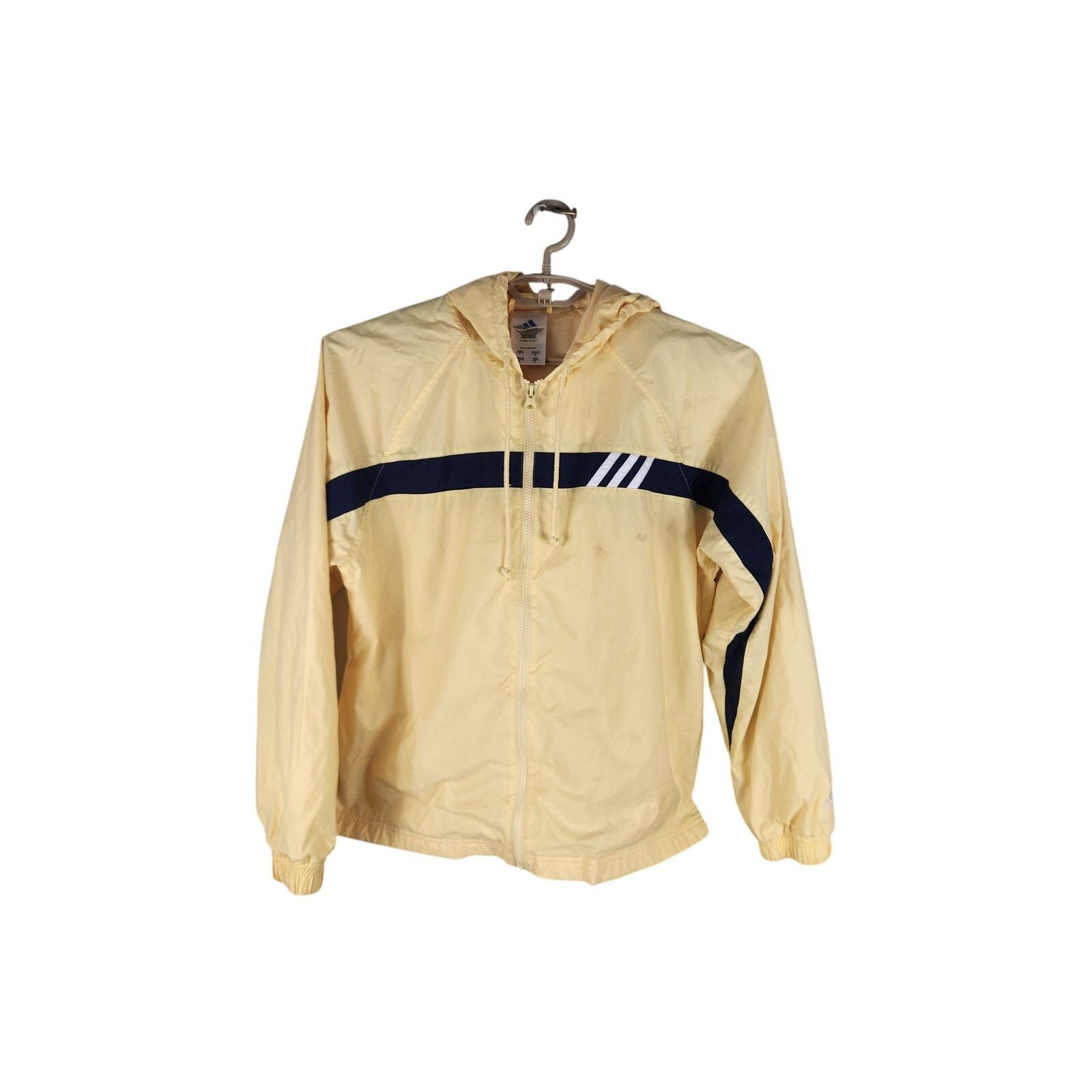Adidas Vintage Y2K Adidas Hooded Windbreaker Women's large Size L / US 10 / IT 46 - 1 Thumbnail