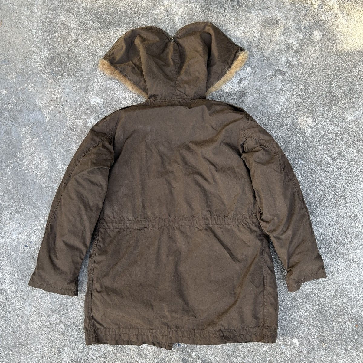 If Six Was Nine × Le Grande Bleu (L.G.B.) × PPFM Vintage PPFM Fur Parka Jacket 🧥 Size US M / EU 48-50 / 2 - 4 Thumbnail